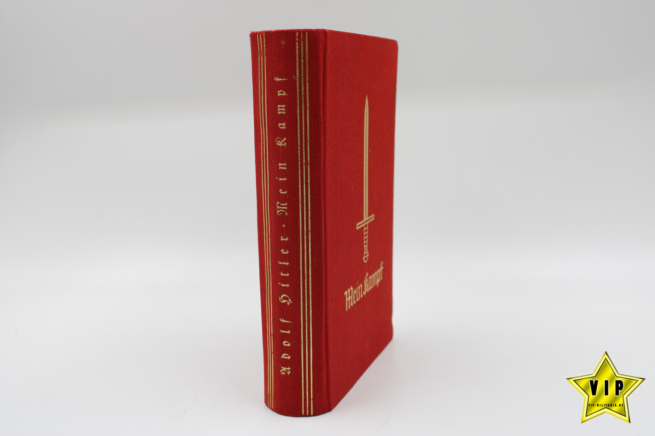 Mein Kampf 1939 Beamtenausgabe mit Unterschrift Ortsgruppenleiter