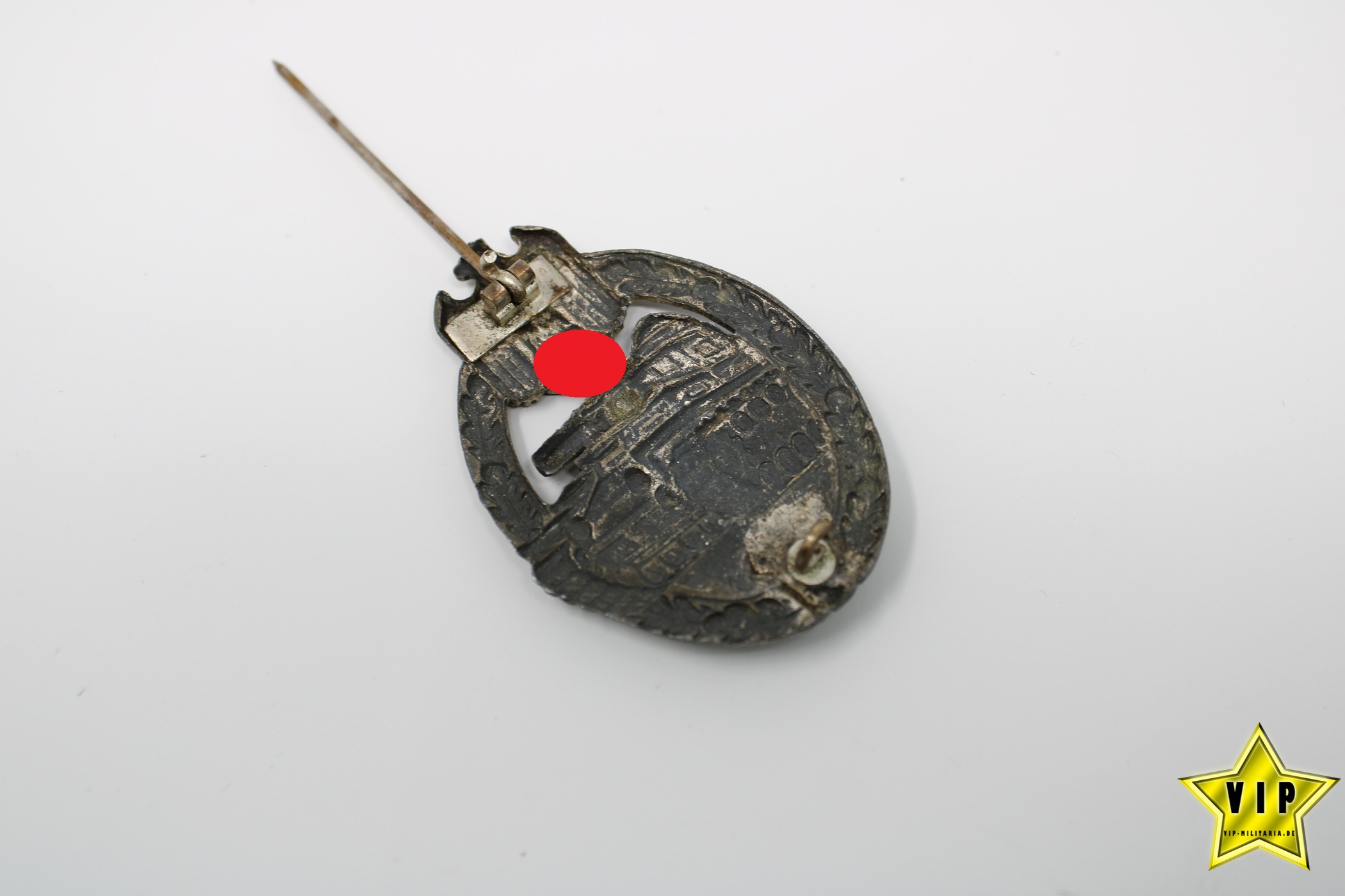 Panzerkampfabzeichen in Silber  Wilhelm Deumer