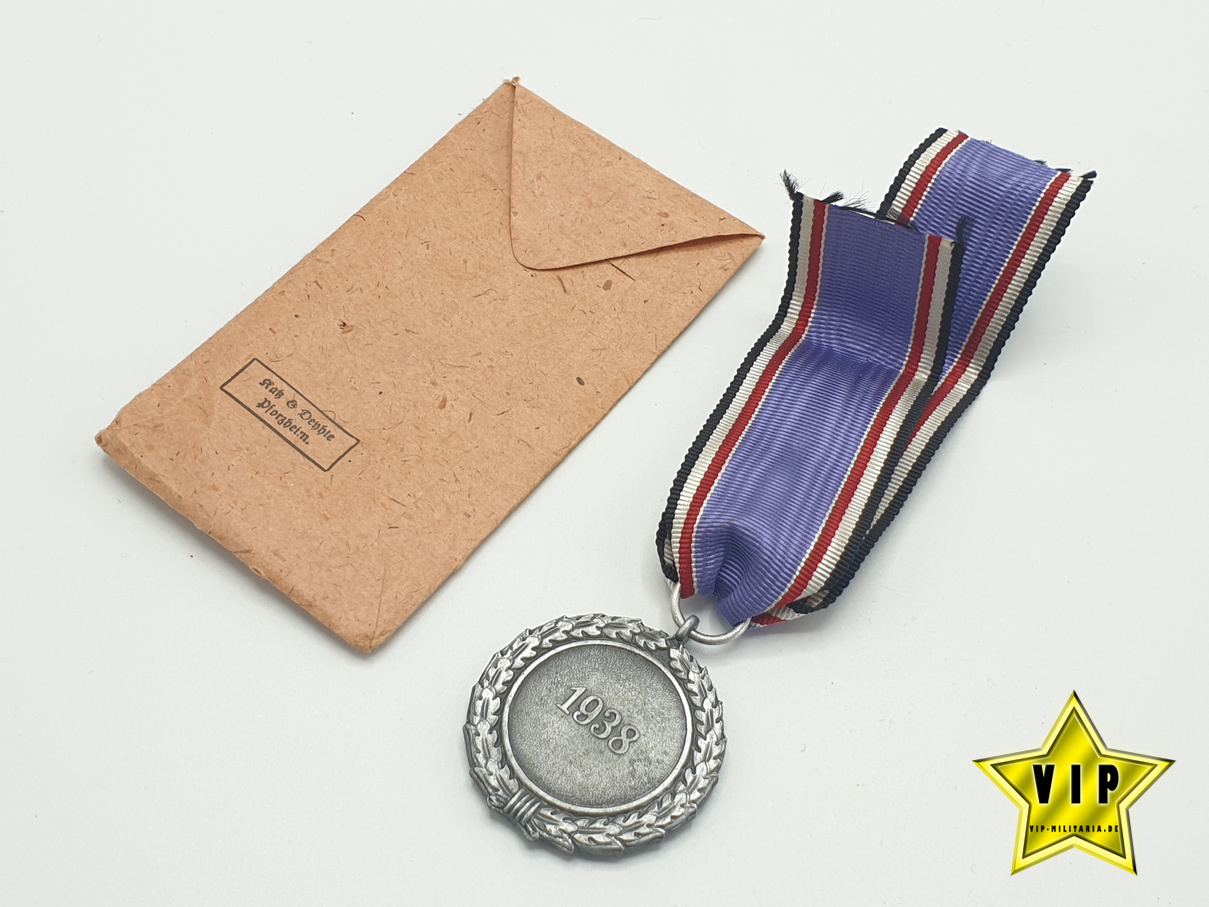 Luftschutz-Ehrenzeichen mit Verleihungstüte Hersteller 60 / MINT