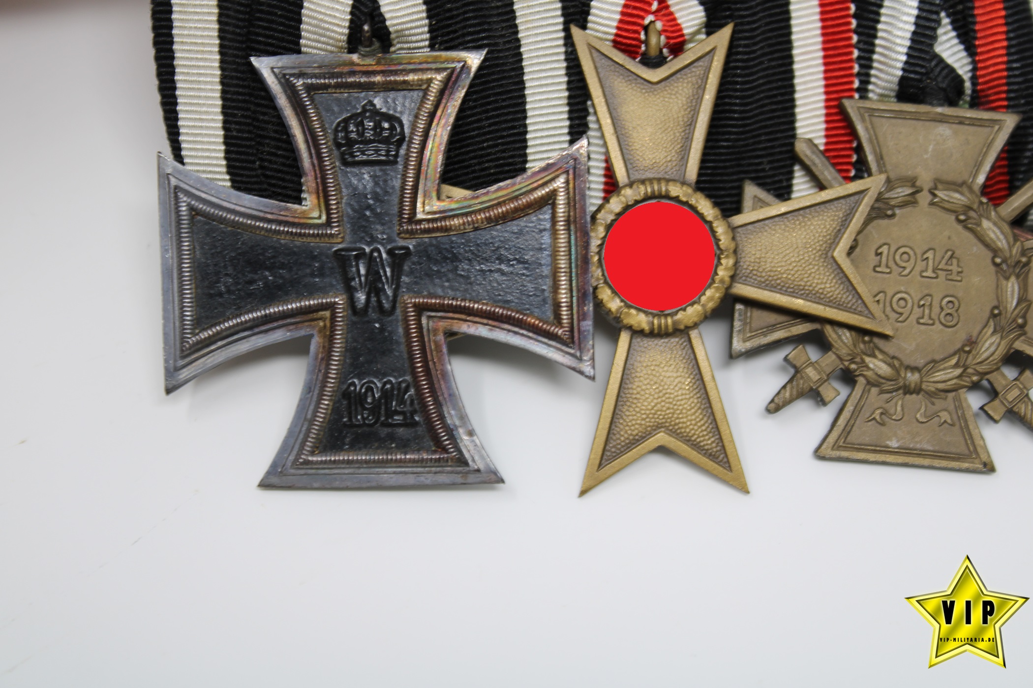 Ordenspange Eisernes Kreuz 2. Klasse 1914 Kriegsverdienstkreuz 1939