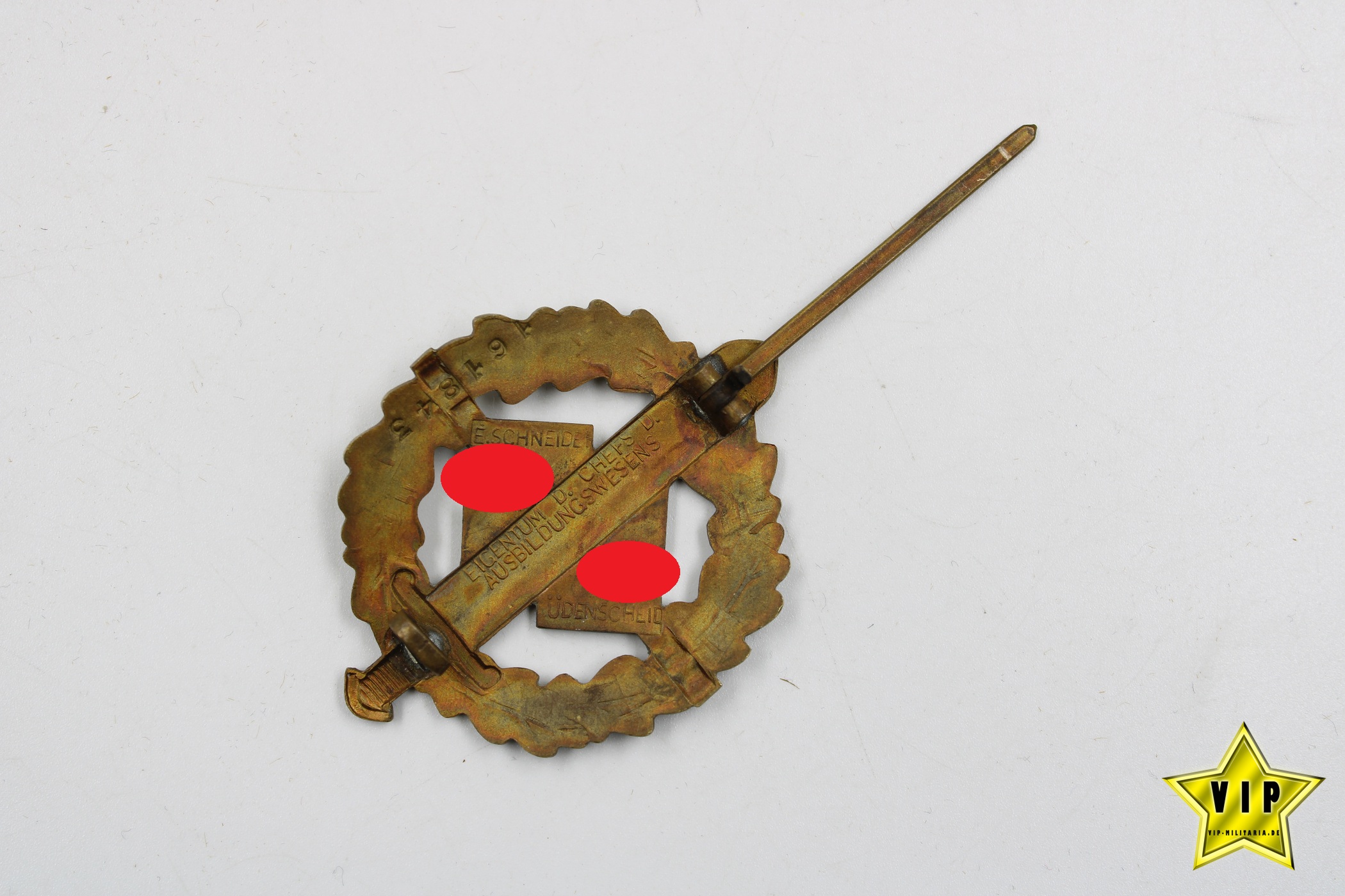 SA Sportabzeichen in Bronze Mitgliedsnummer 161843