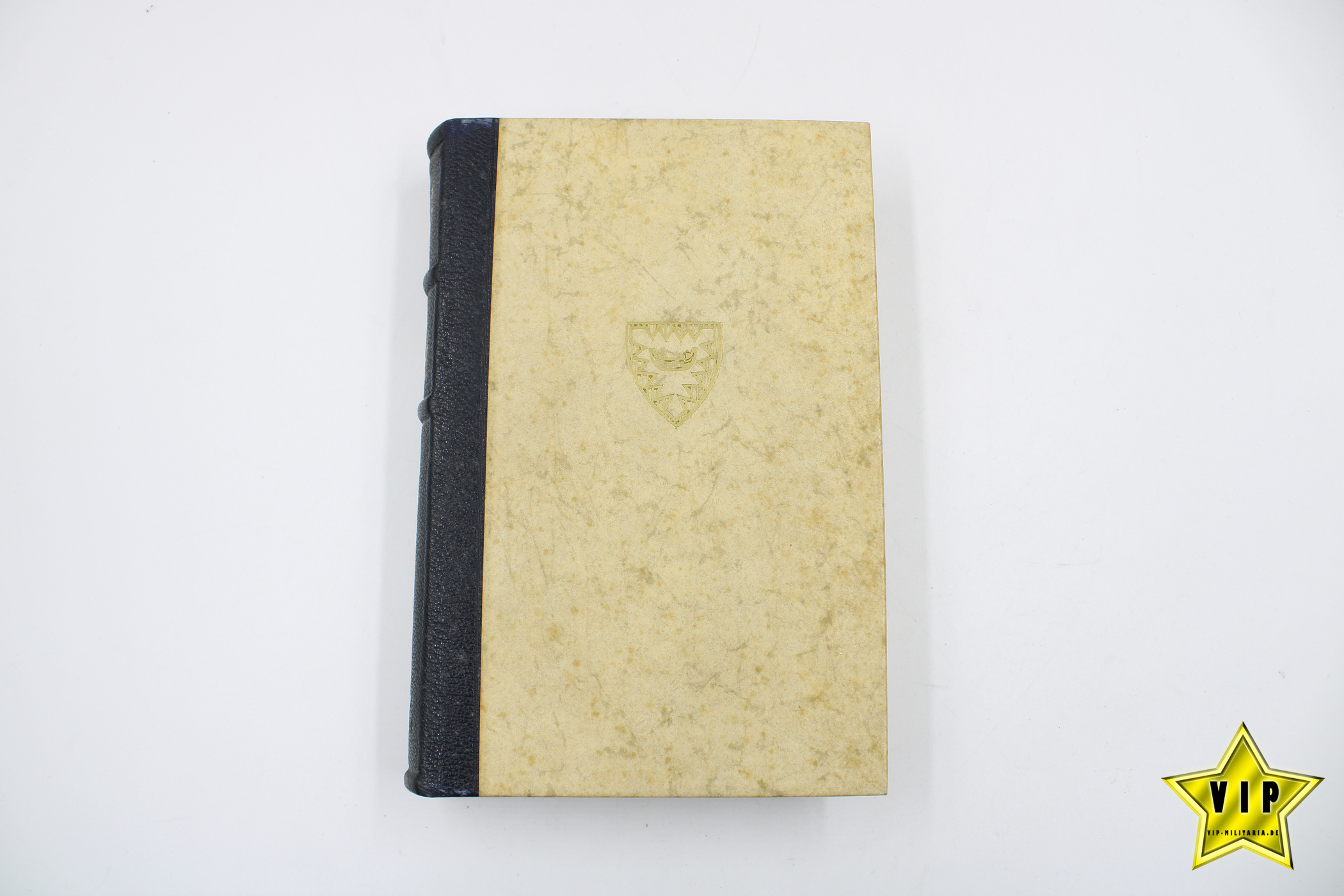 Mein Kampf 1941 Hochzeitsausgabe mit Stadtwappen Kiel und Widmung im Schuber