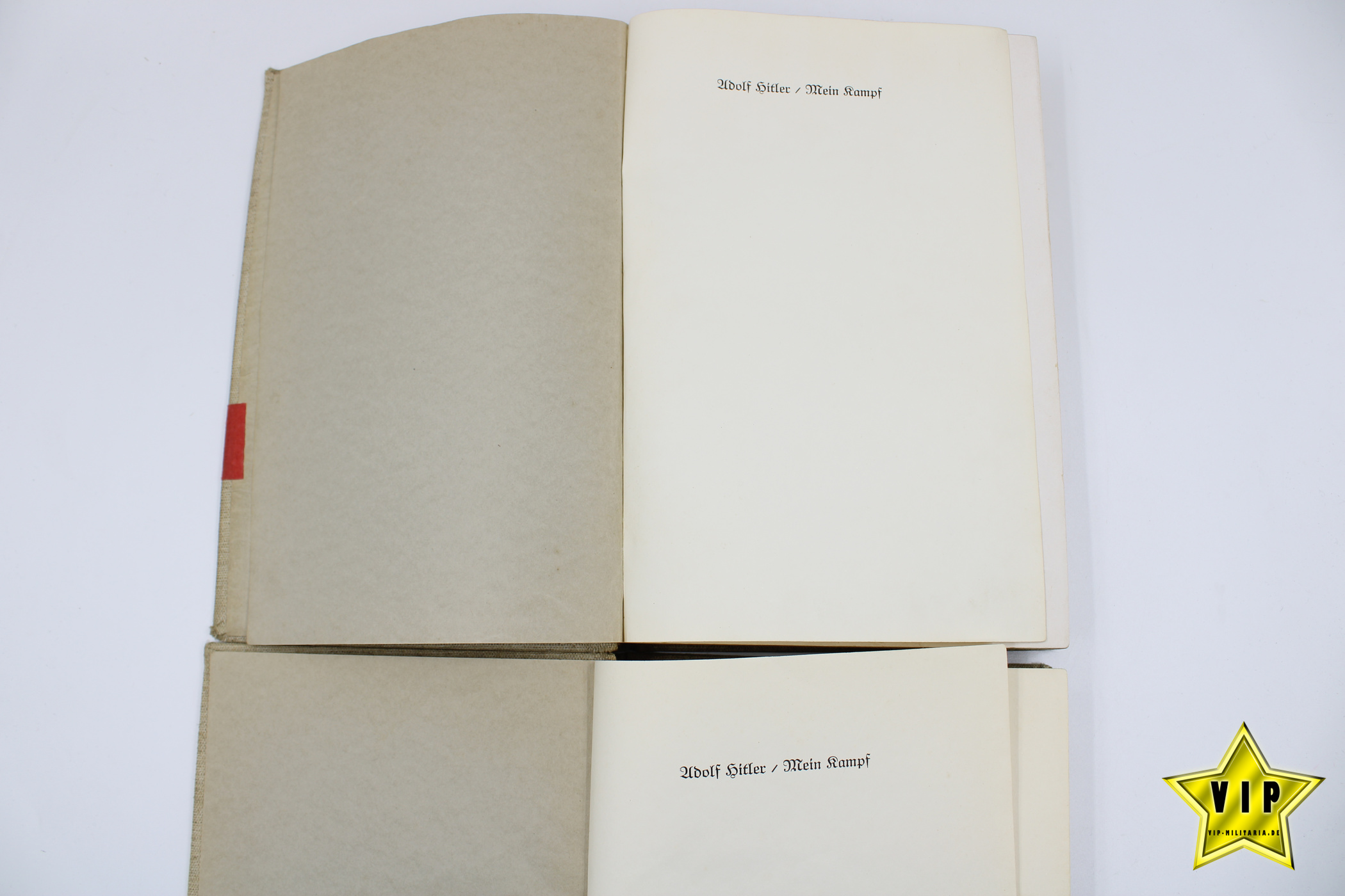 Mein Kampf Geschenkausgabe 2 Bände von 1934 Band 1 + 2 Bücherei Ausgabe