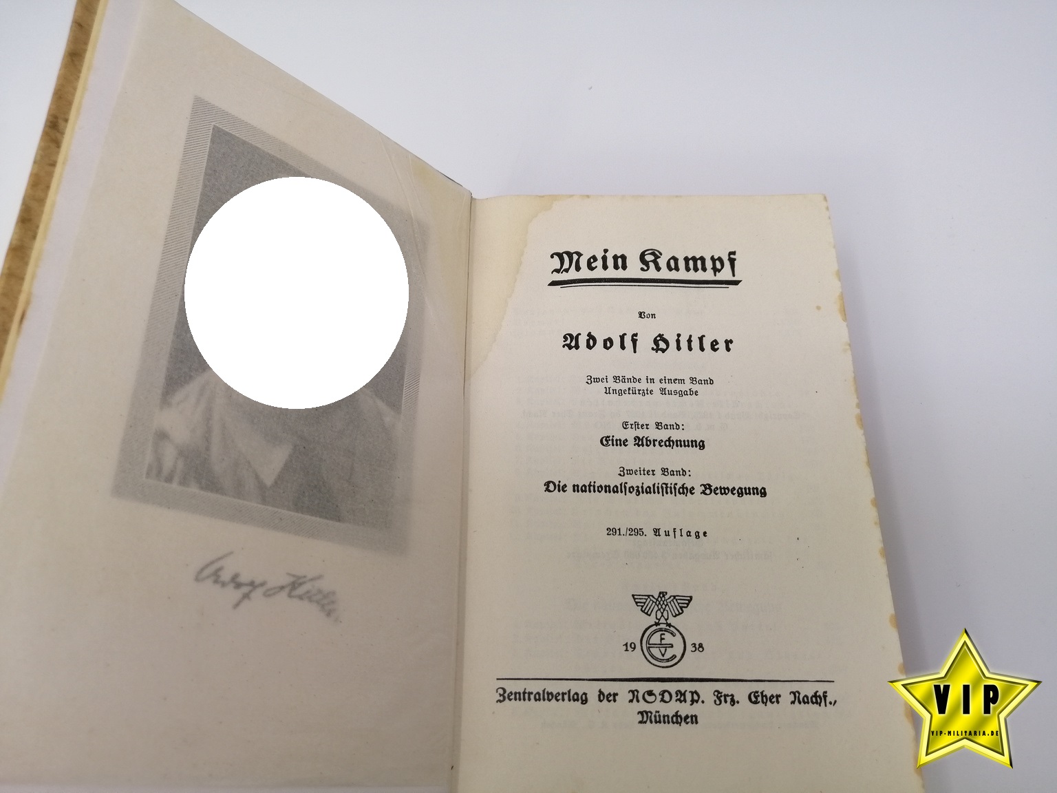 Adolf Hitler " Mein Kampf " Hochzeitsausgabe mit Stadtwappen Köln Adolf Hitler " Mein Kampf " Hochzeitsausgabe mit Stadtwappen Köln