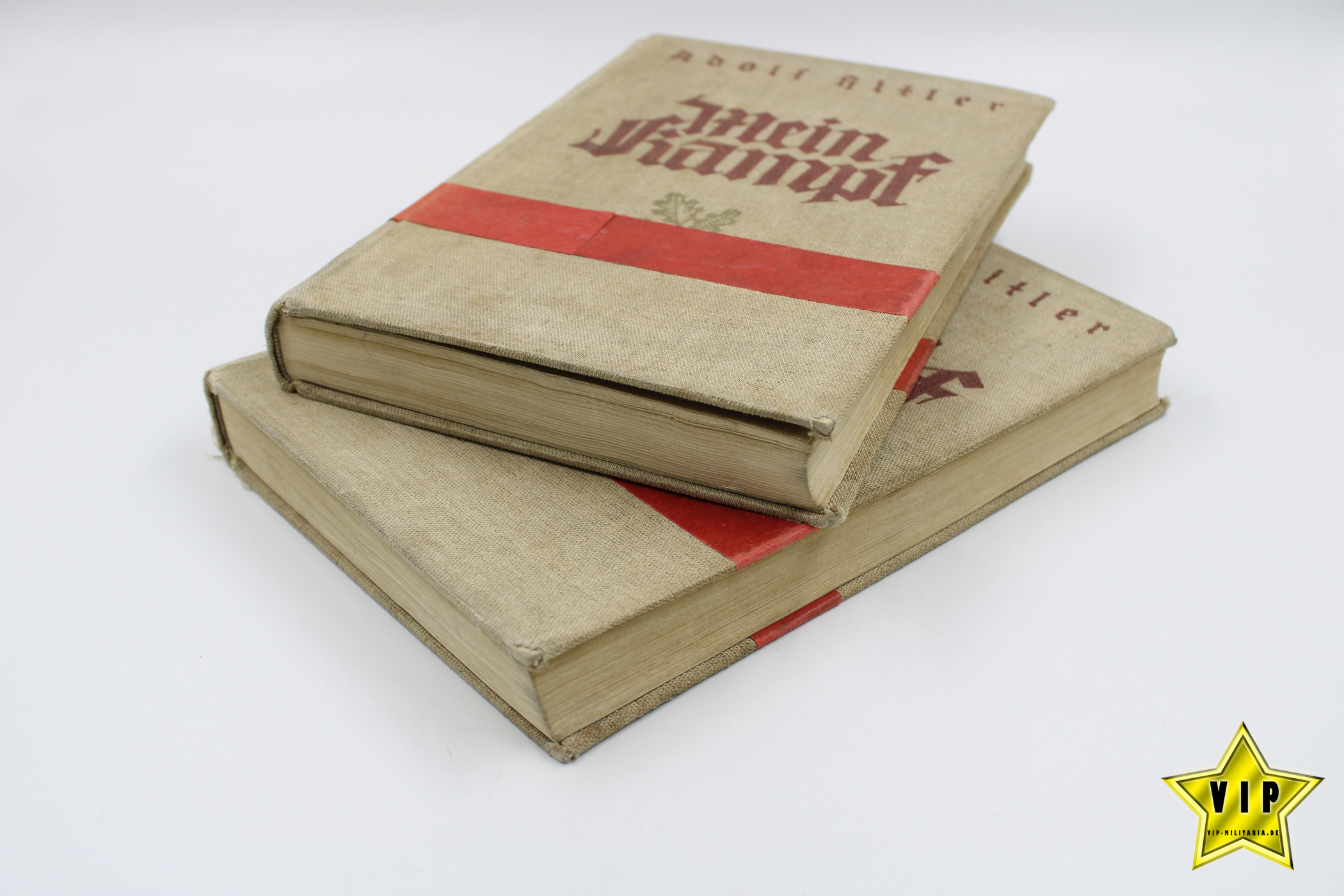 Mein Kampf Geschenkausgabe 2 Bände von 1934 Band 1 + 2 Bücherei Ausgabe