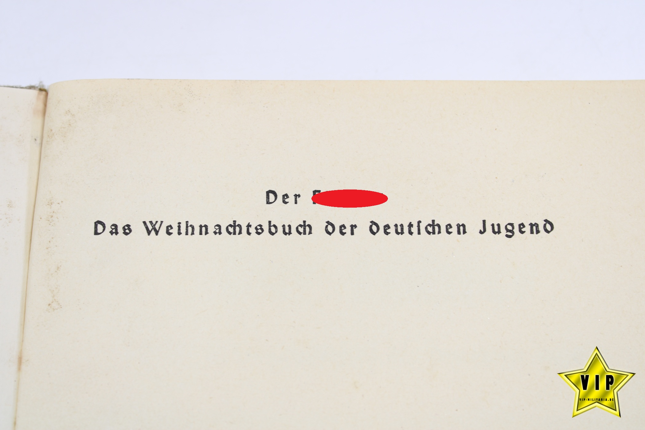 Buch Der Führer mit Widmung 1938