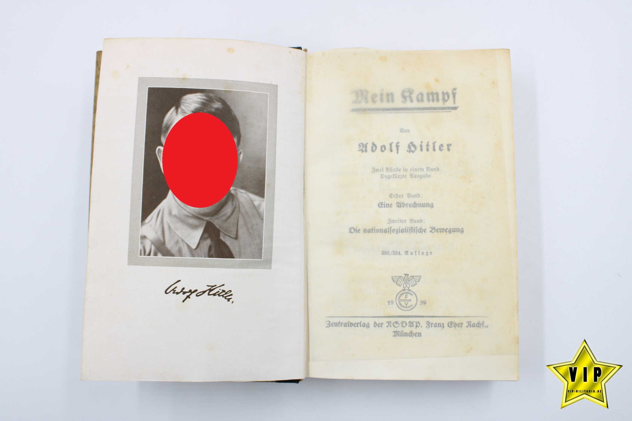 Mein Kampf 1939 mit Goldschnitt