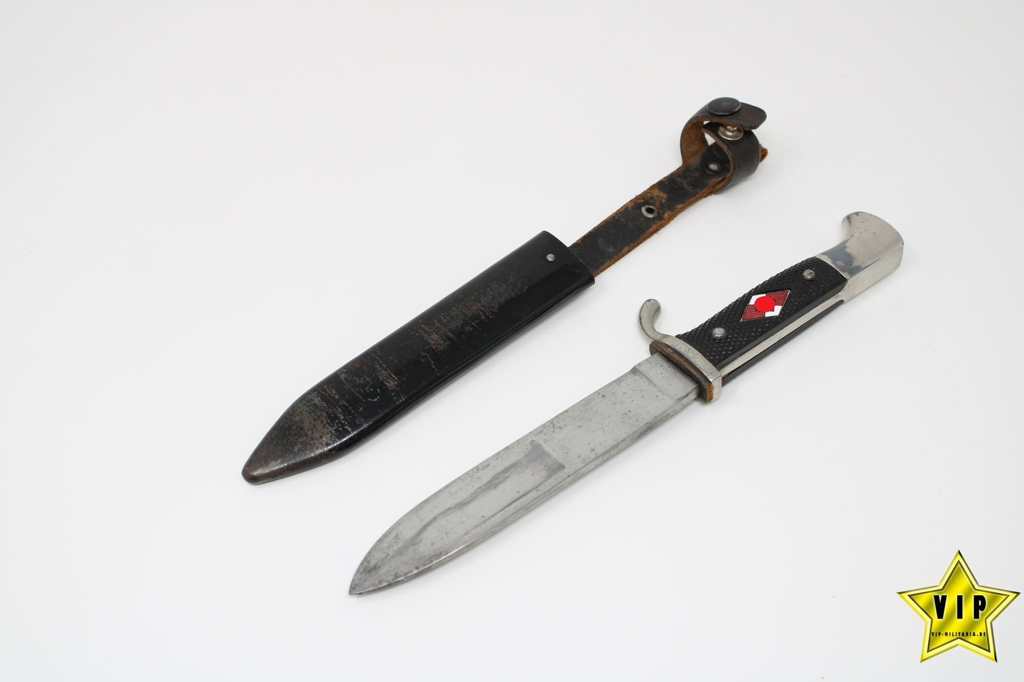 HJ FAHRTENMESSER DOPPELHERSTELLER RZM M 7/40 Hartkopf & Co., Solingen