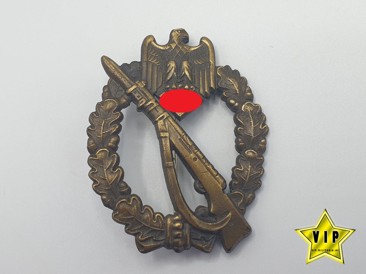 Infanterie Sturmabzeichen in Bronze Hersteller JFS