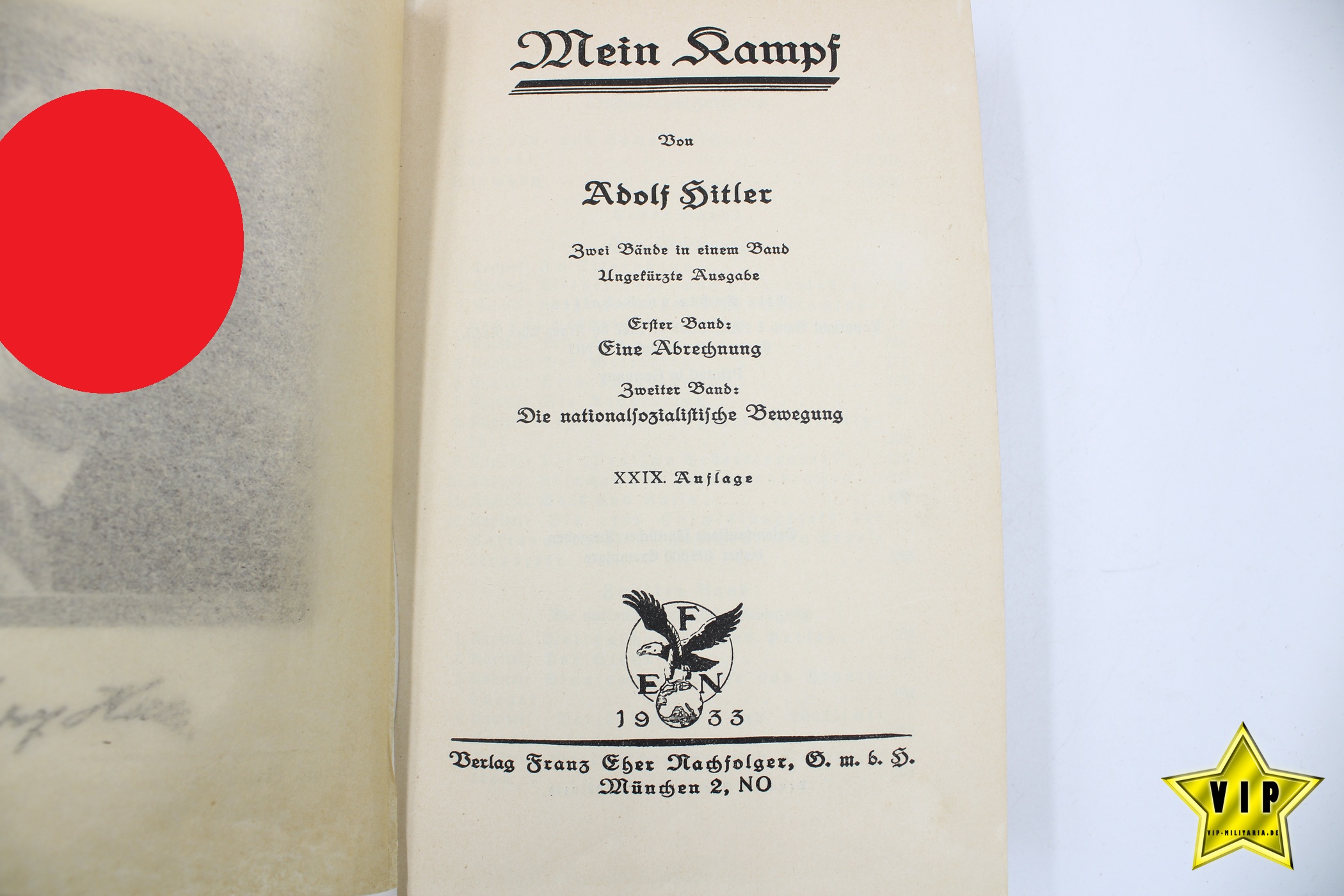 Mein Kampf 1933 Volksausgabe 