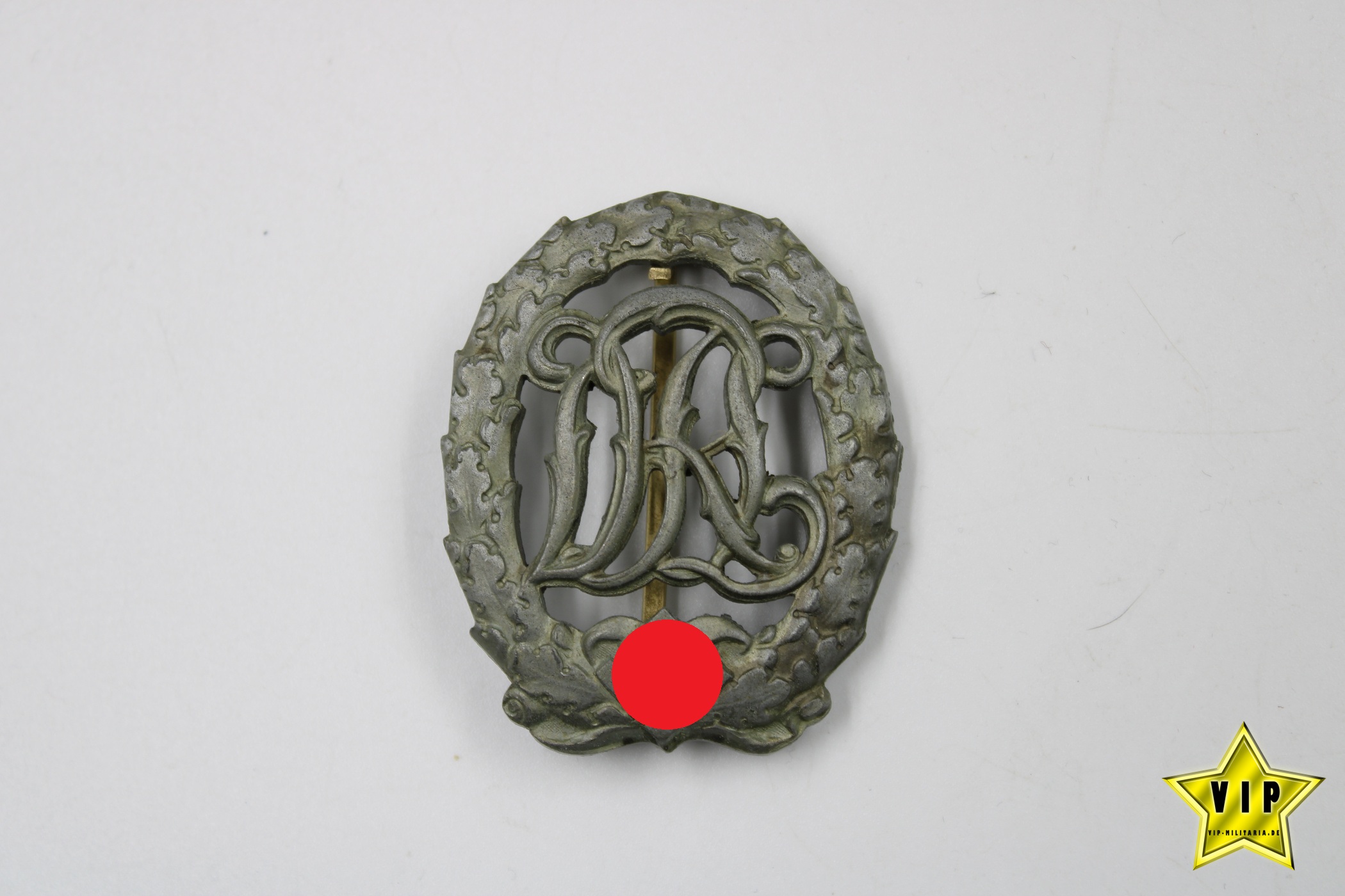 DRL Sportabzeichen + Miniatur seltener Hersteller Fritz Kohm, Pforzheim