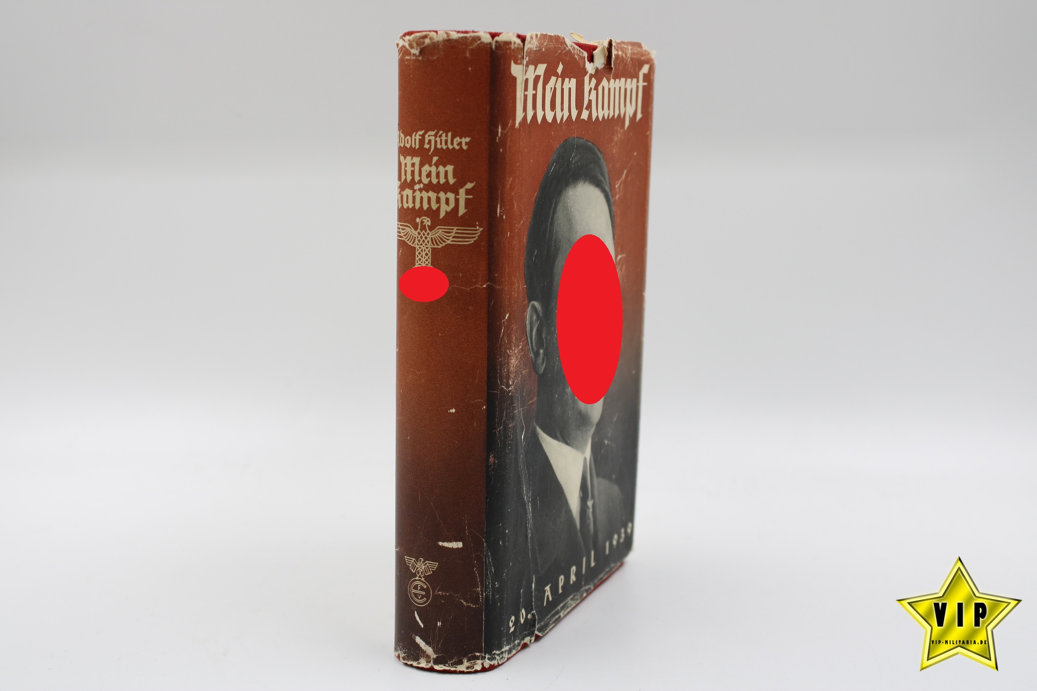 Mein Kampf 1939 Beamtenausgabe mit dem seltenen Schutzumschlag
