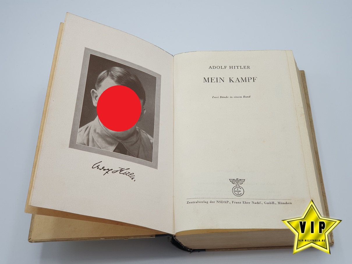 Adolf Hitler " Mein Kampf " Hochzeitsausgabe von 1942 Adolf Hitler " Mein Kampf " Hochzeitsausgabe von 1942