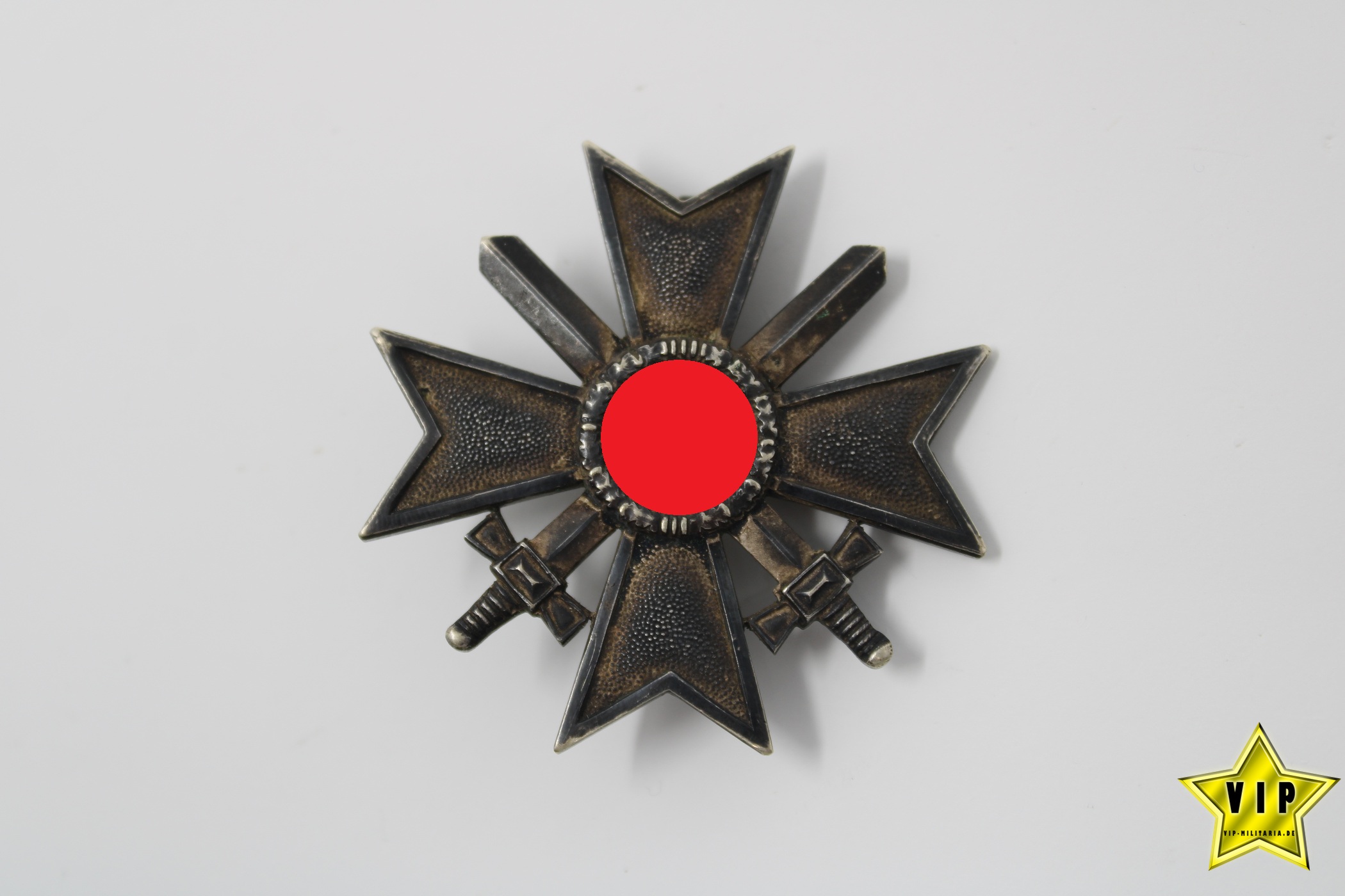 KRIEGSVERDIENSTKREUZ 1. KLASSE 1939 MIT SCHWERTERN HERSTELLER 15