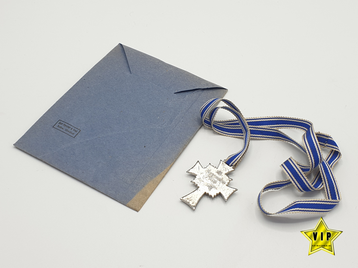 Mutterkreuz in Silber + Verleihungstüte Mutterkreuz in Silber + Verleihungstüte
