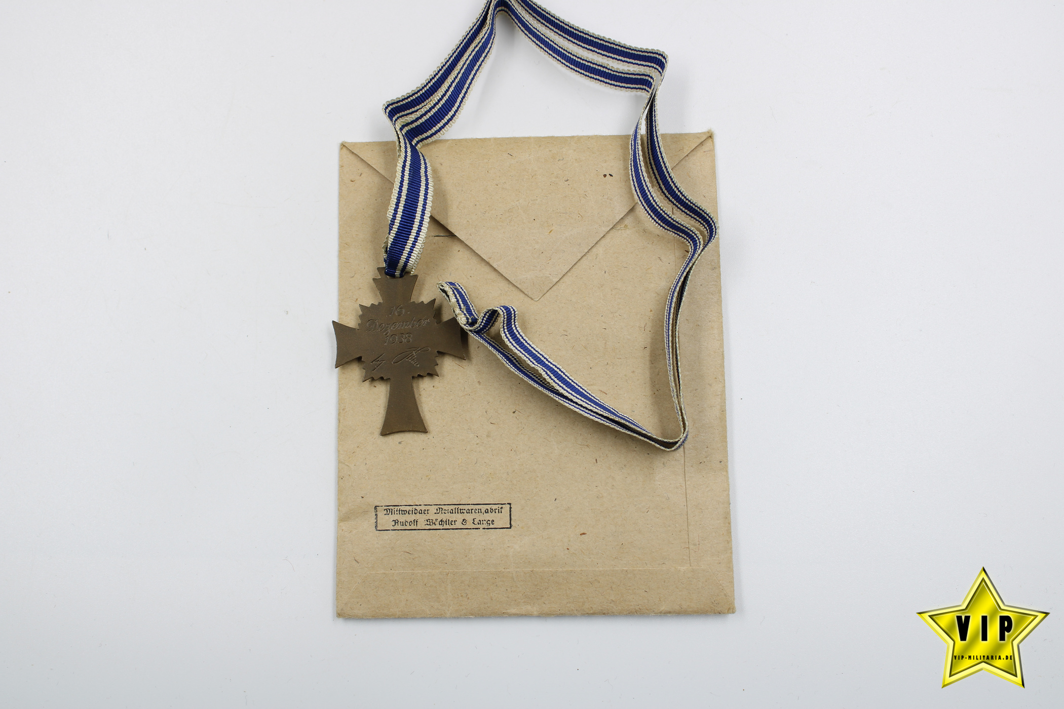 Mutterkreuz Bronze + Tüte 