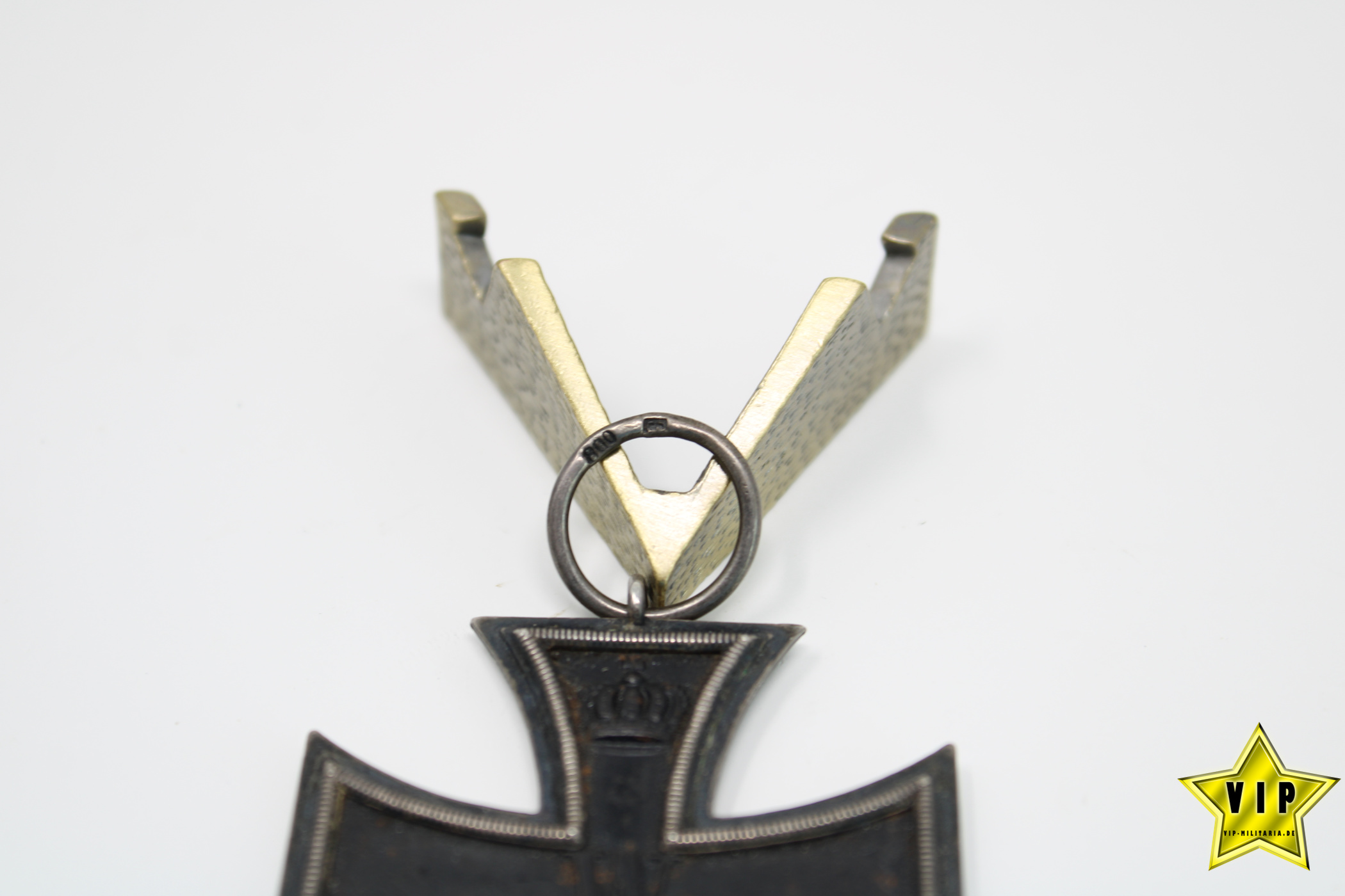 Eisernes Kreuz 2. Klasse 1914 mit 800 Silberstempel im Etui