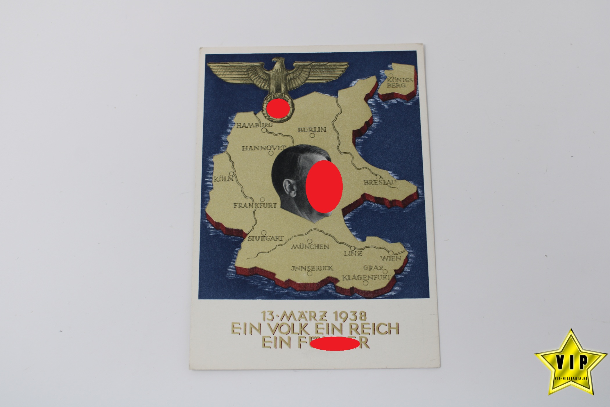 Postkarte Adolf Hitler