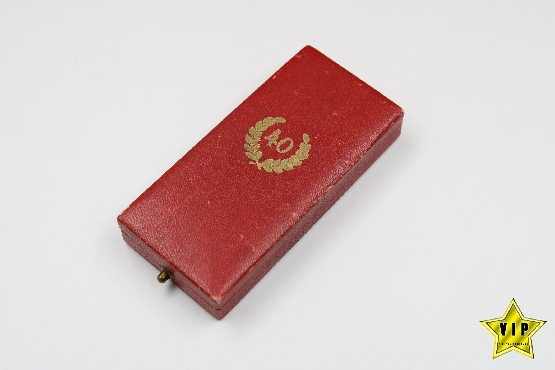 Treuedienst Ehrenzeichen in Gold 40 Jahre im Etui Hersteller Deschler & Sohn, München 