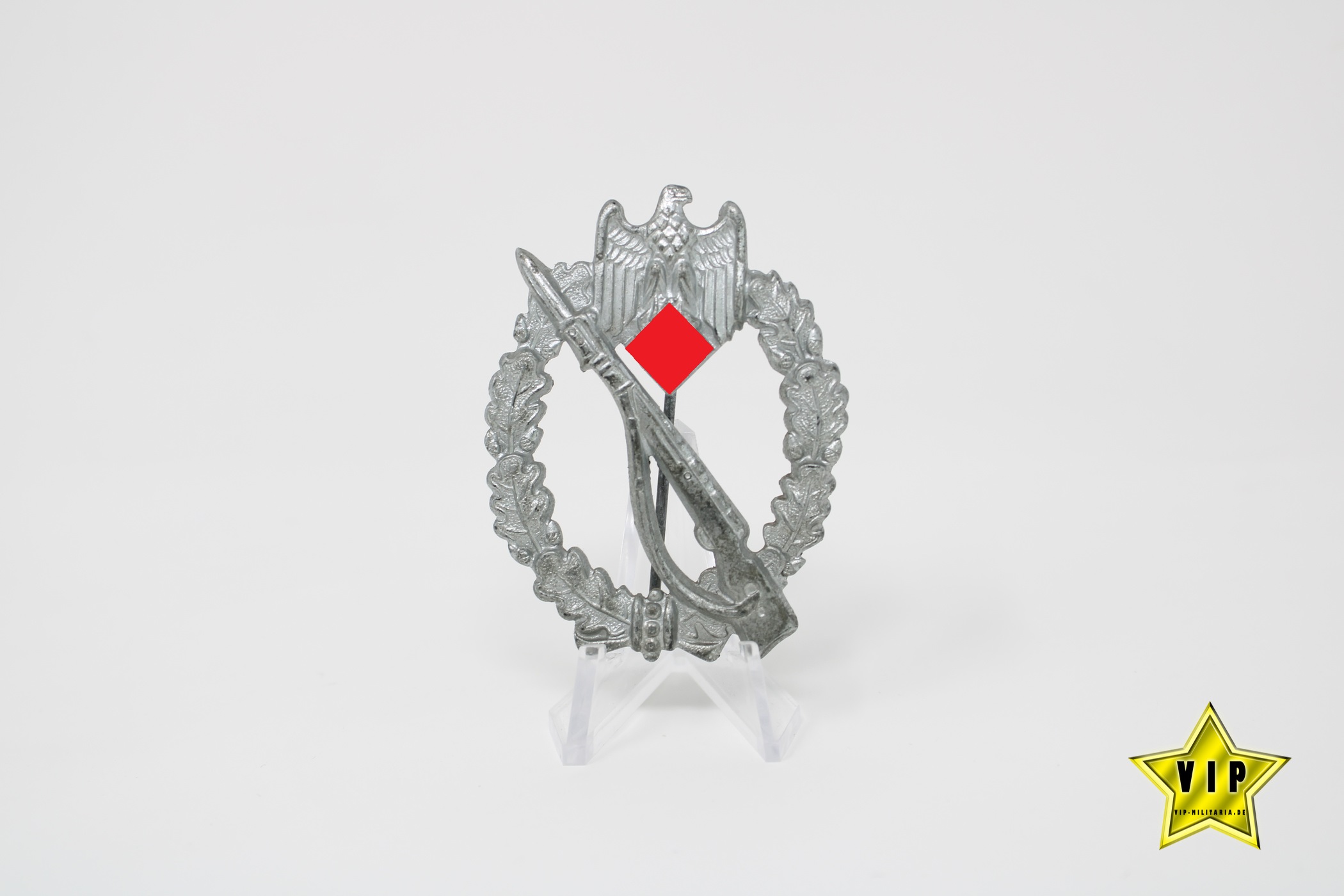 INFANTERIE STURMABZEICHEN IN SILBER HERSTELLER ERNST L. MÜLLER