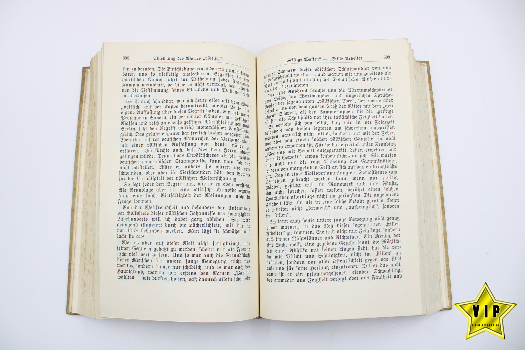 Mein Kampf 1939 mit Stadtwappen aus Leipzig