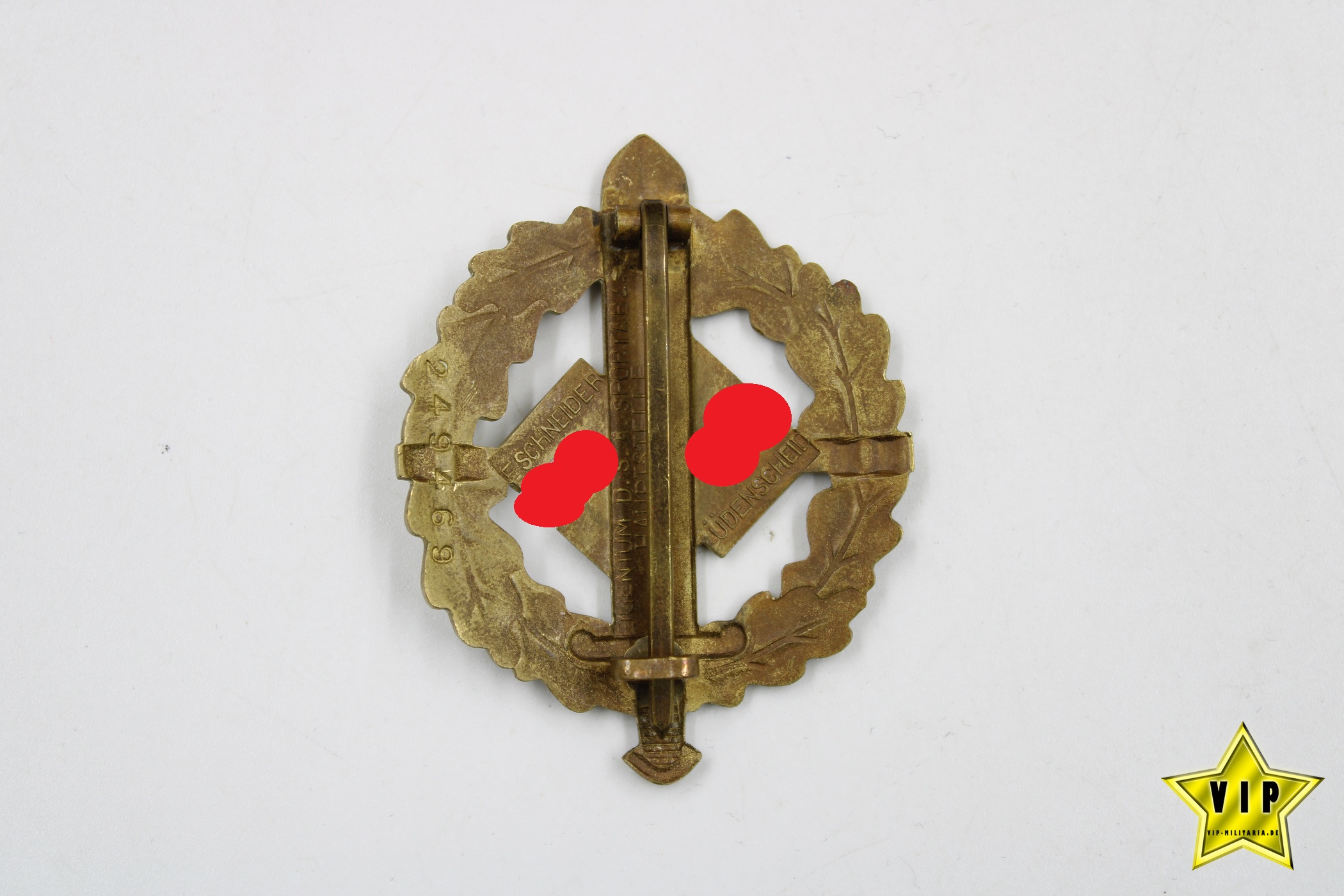 SA Sportabzeichen in Bronze Mitgliedsnummer 249469