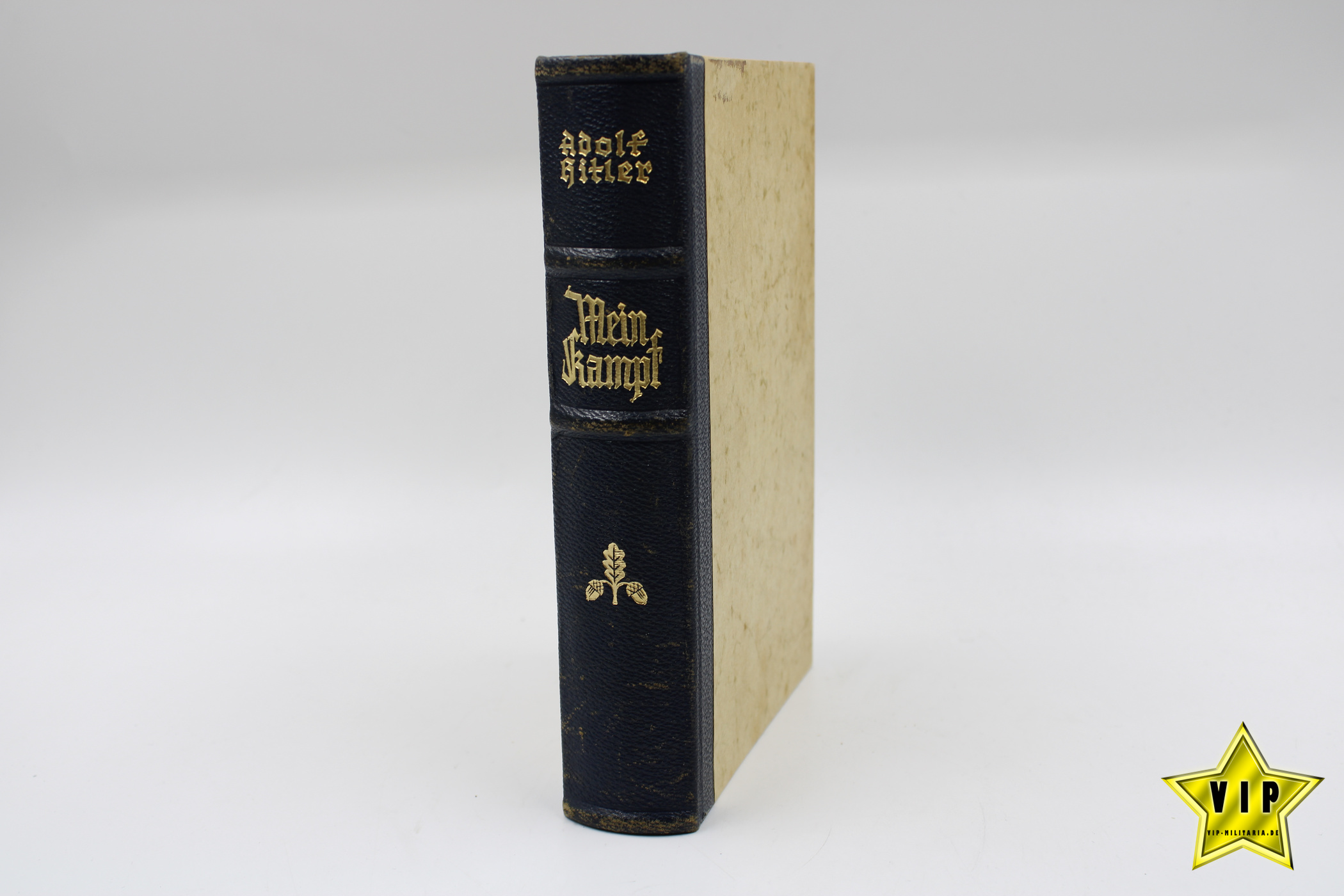 Mein Kampf 1939 Hochzeitsausgabe mit Widmung der Gemeinde Schieder