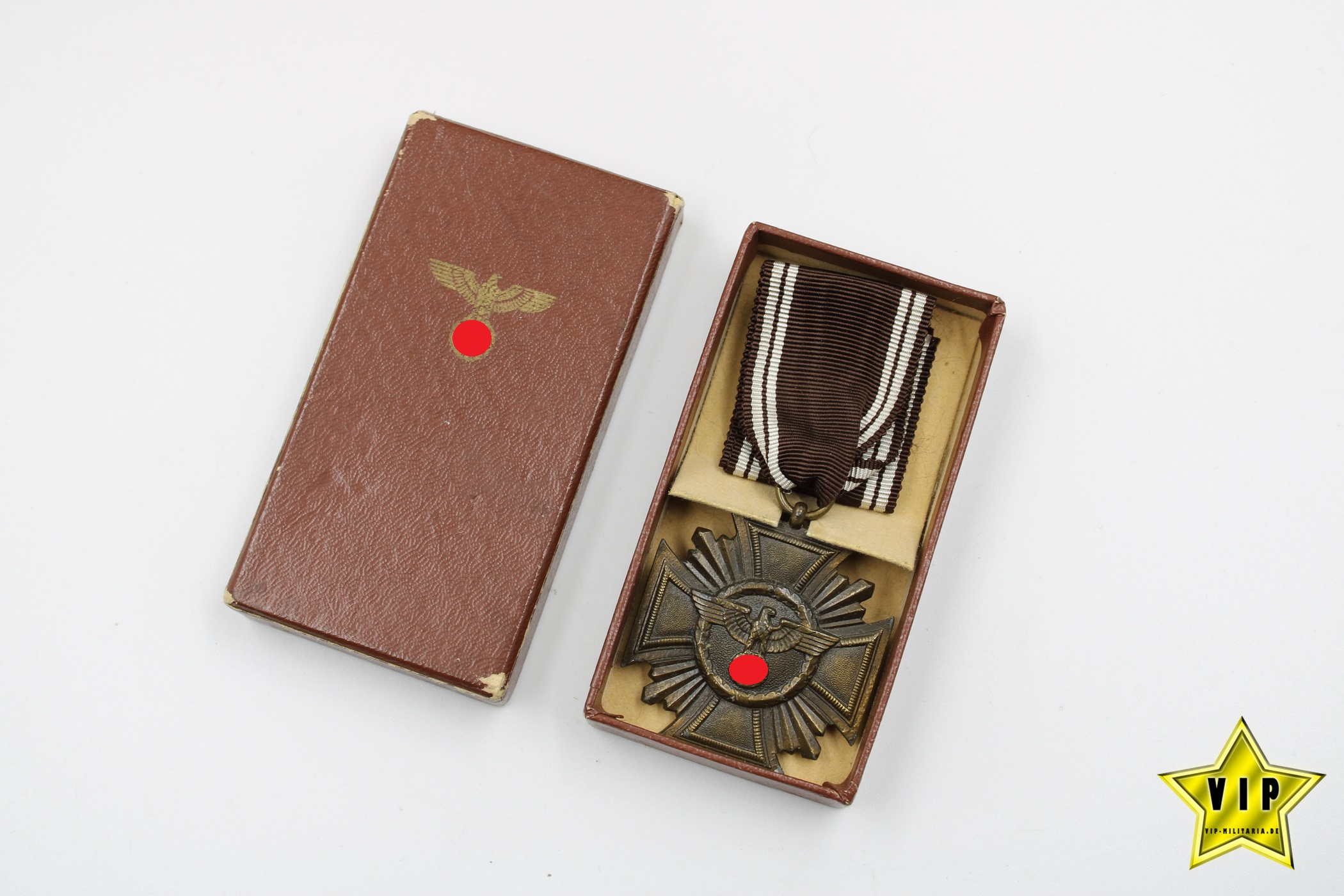 Dienstauszeichnung NSDAP in Bronze im Etui