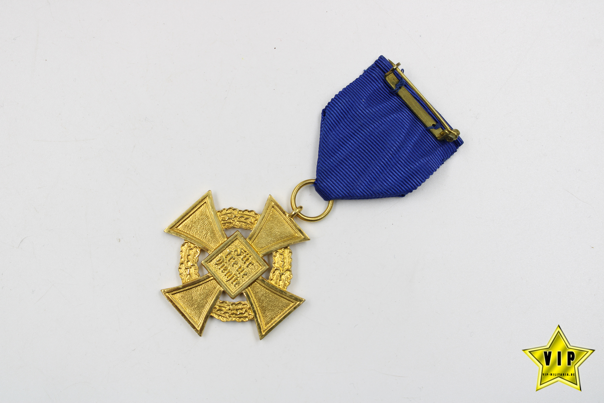 Treuedienst Ehrenzeichen in Gold 40 Jahre im Etui Hersteller Deschler & Sohn, München 