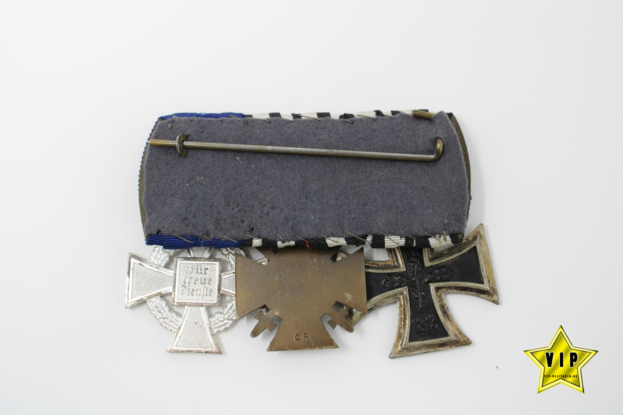 DREIER- SPANGE EISERNES KREUZ 1914
