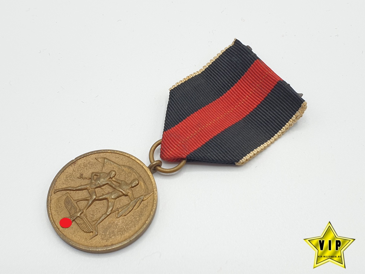 Medaille 1. Oktober Sudetenland Anschlussmedaille