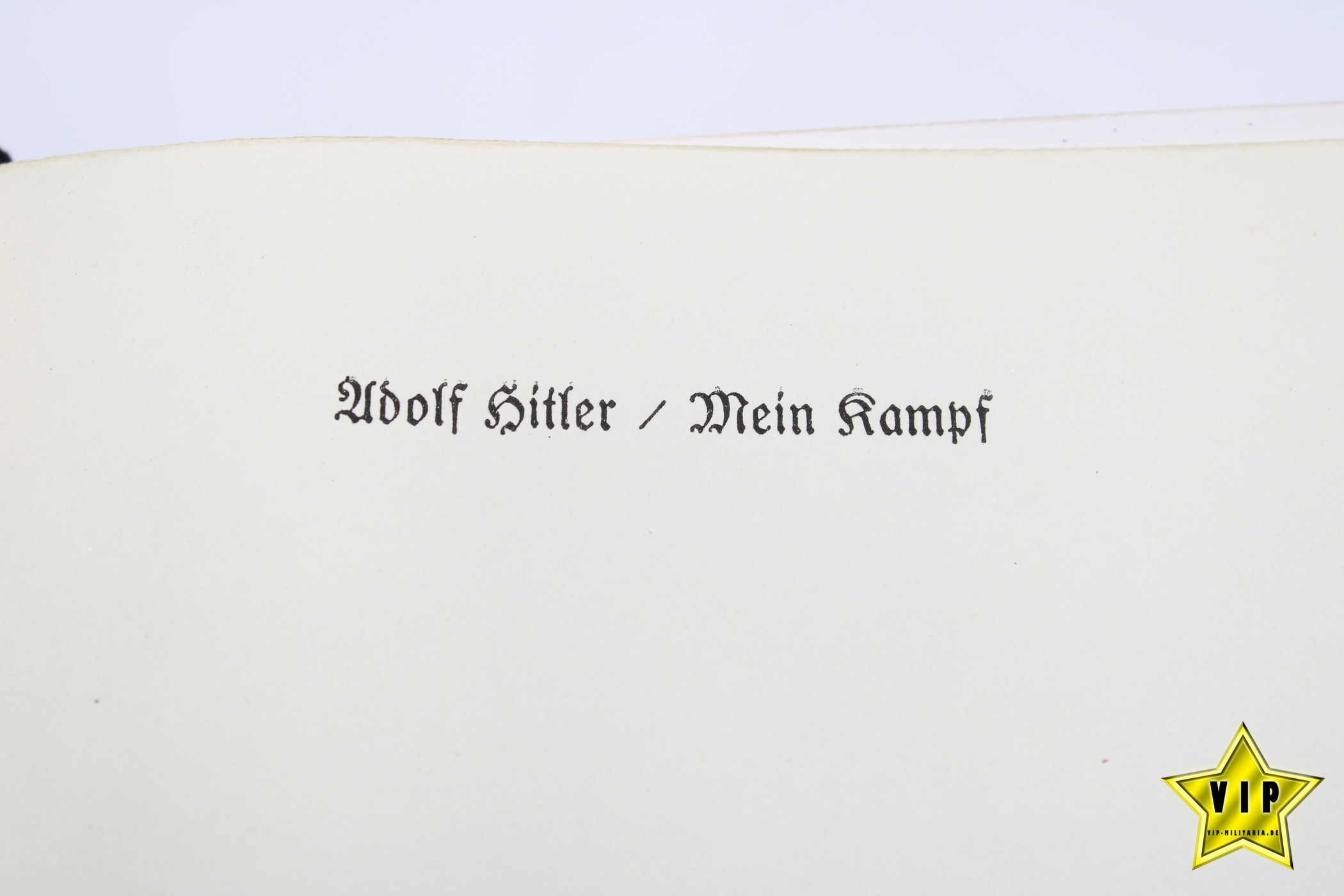 Mein Kampf 1939 Hochzeitsausgabe mit Widmung der Stadt Wien