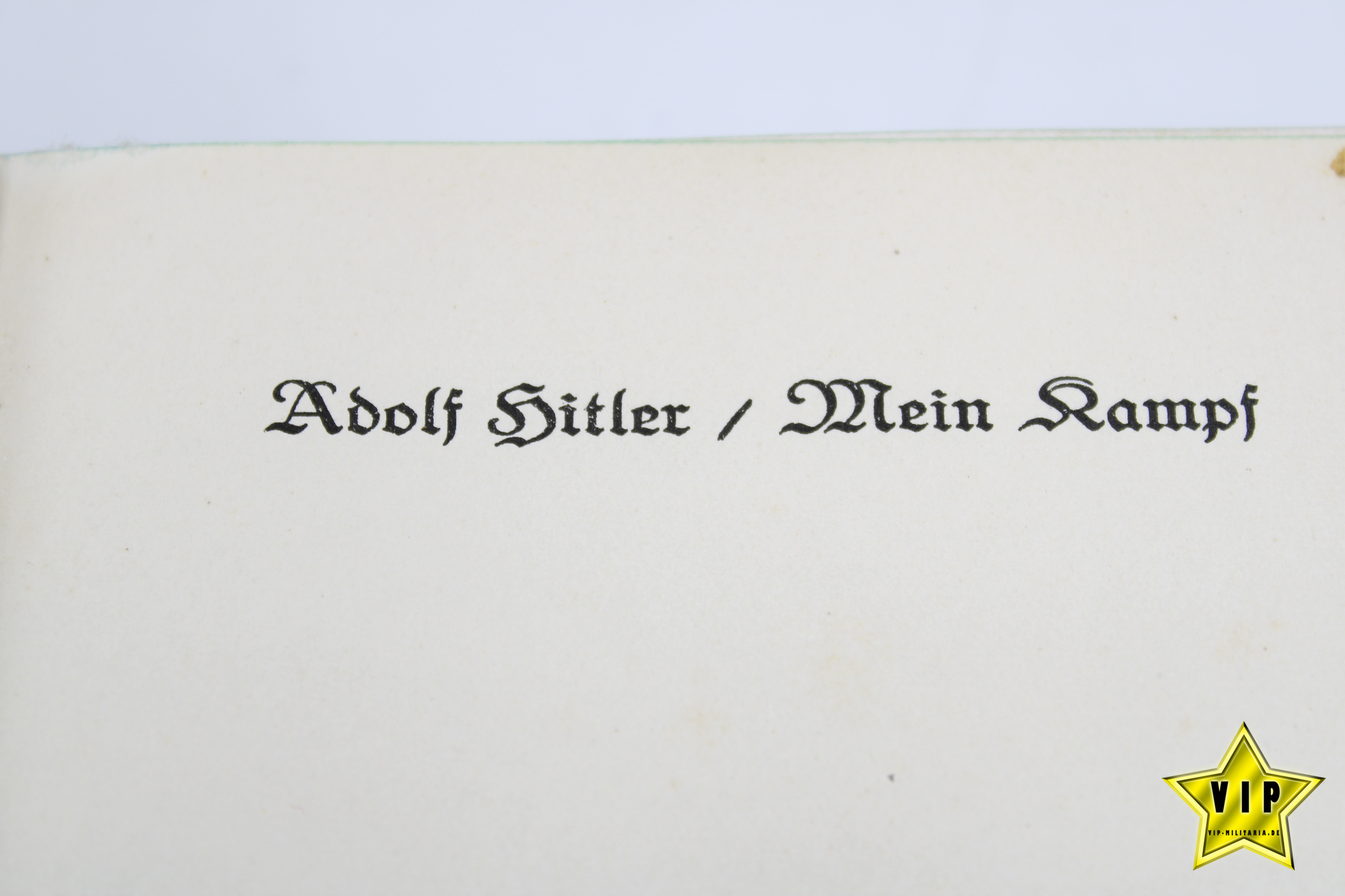 Mein Kampf 1933 Volksausgabe mit Widmung