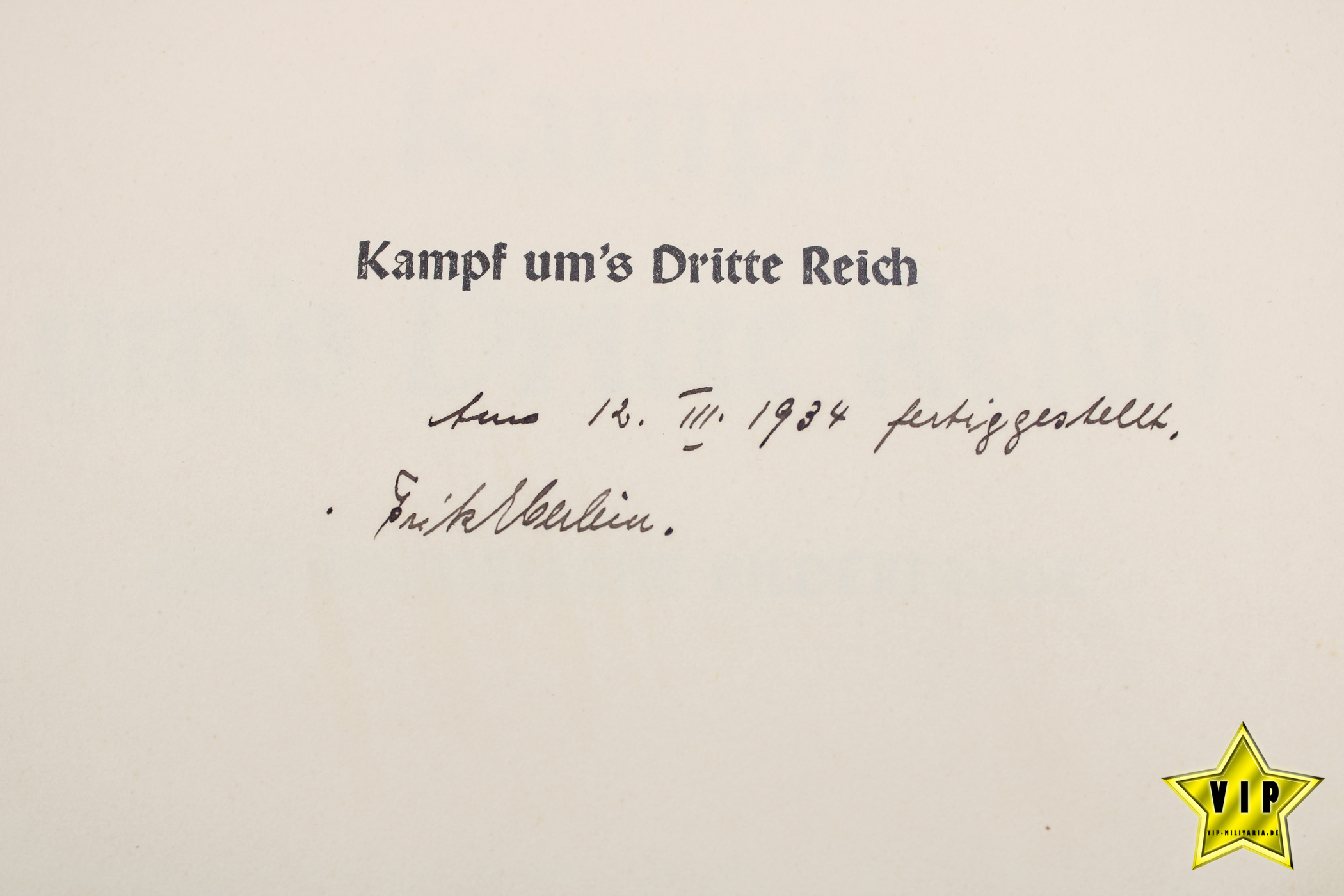 Sammelbilderalbum " Kampf ums Dritte Reich " im Schuber 