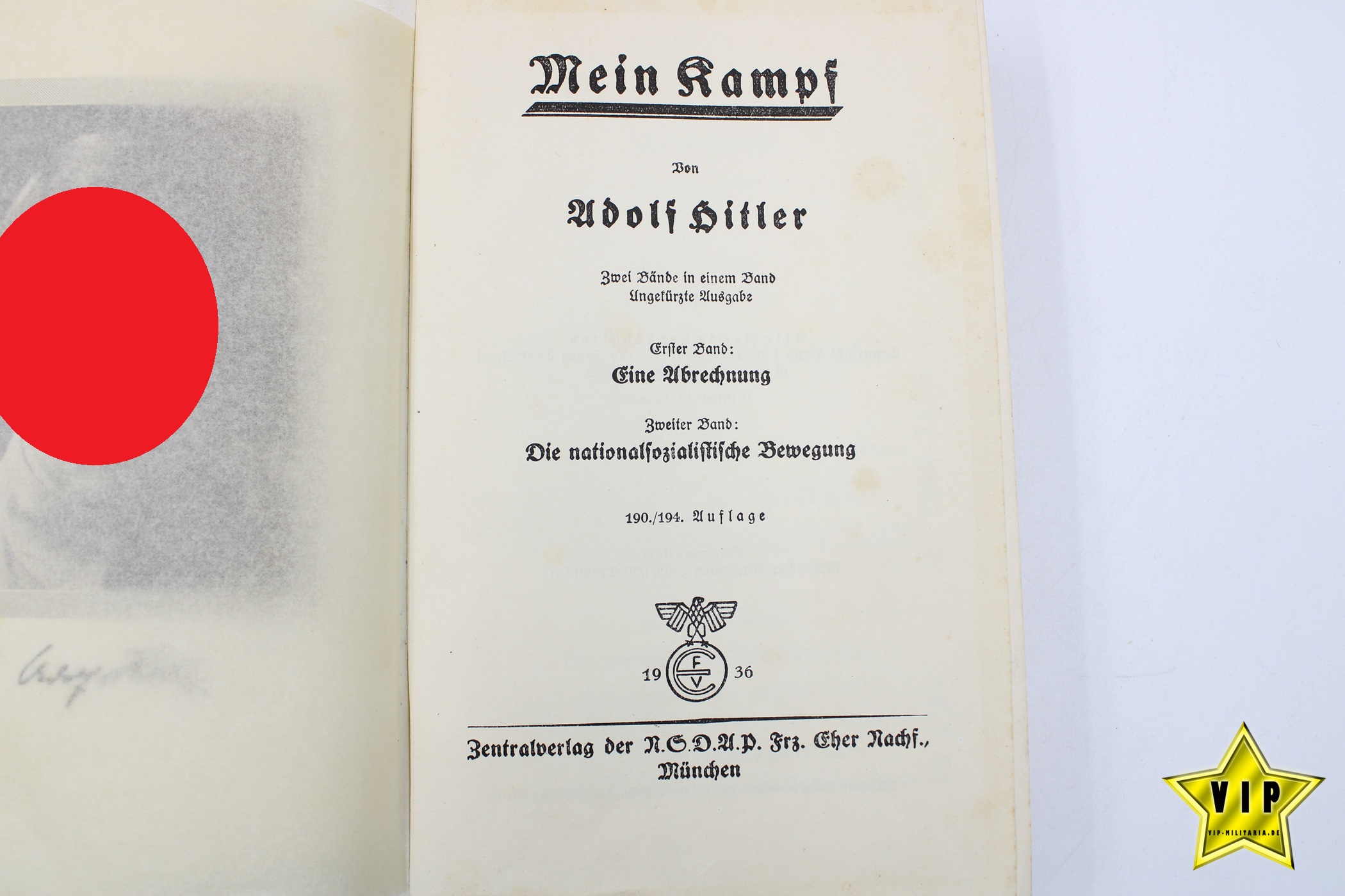 Mein Kampf 1936 Volksausgabe