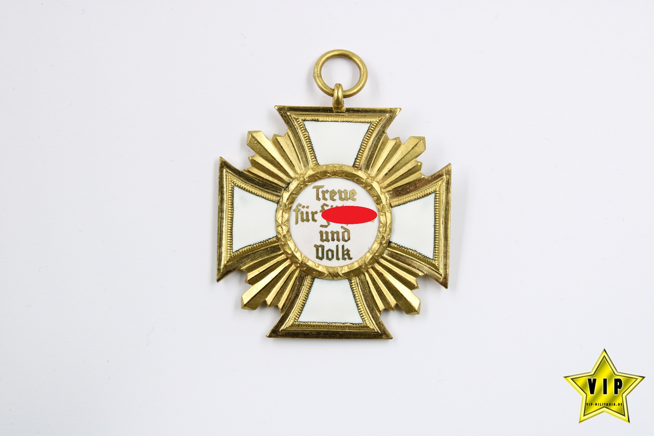 NSDAP Dienstauszeichnung in Gold 25 Jahre im Verleihungsetui Hersteller 19