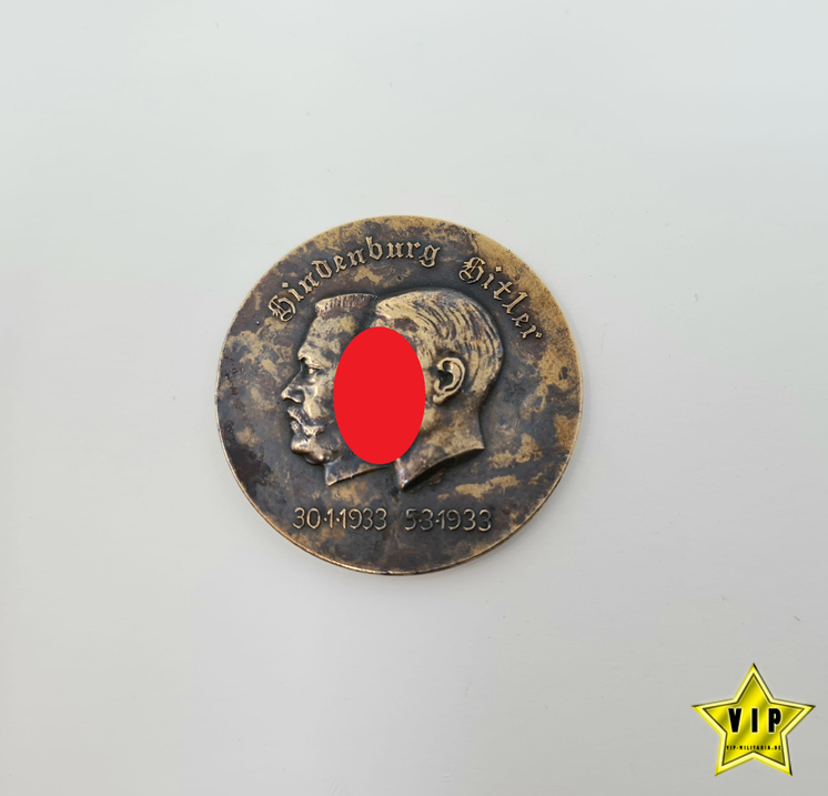 Medaille Hindenburg- Hitler
