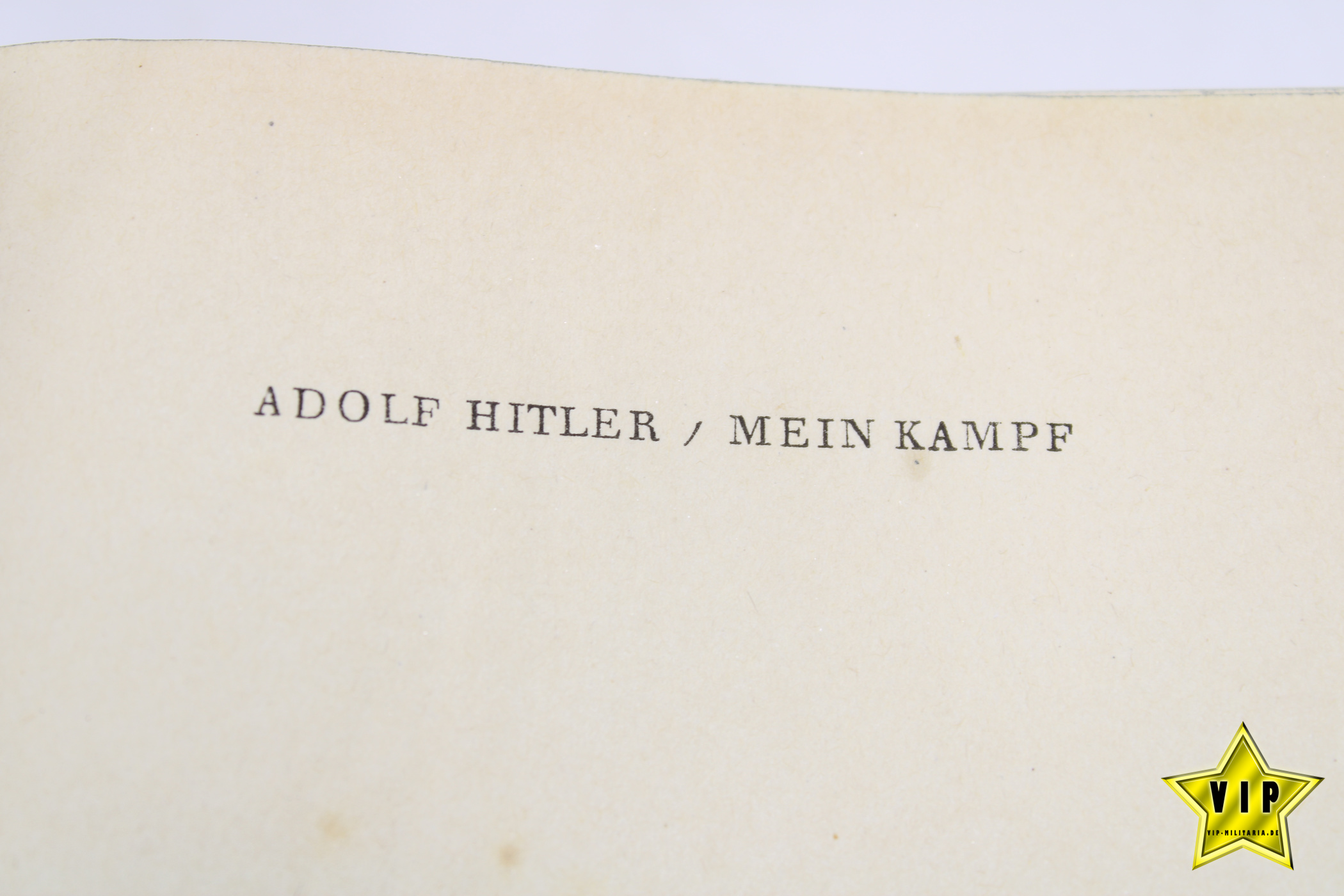 Mein Kampf 1942 Hochzeitsausgabe mit Widmung Rotthalmünster