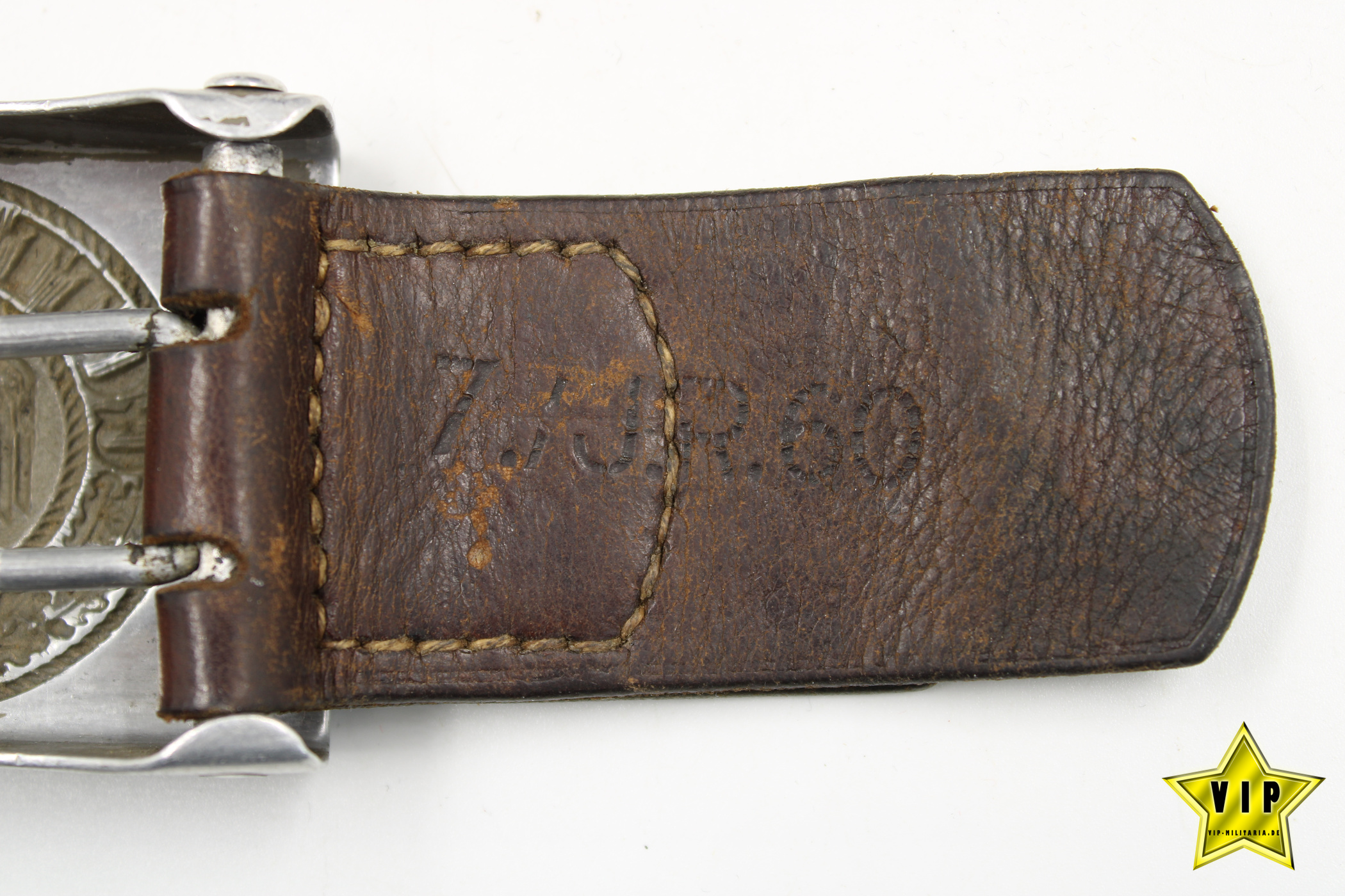 Wehrmacht Heer Koppelschloss mit Hersteller und Einheit