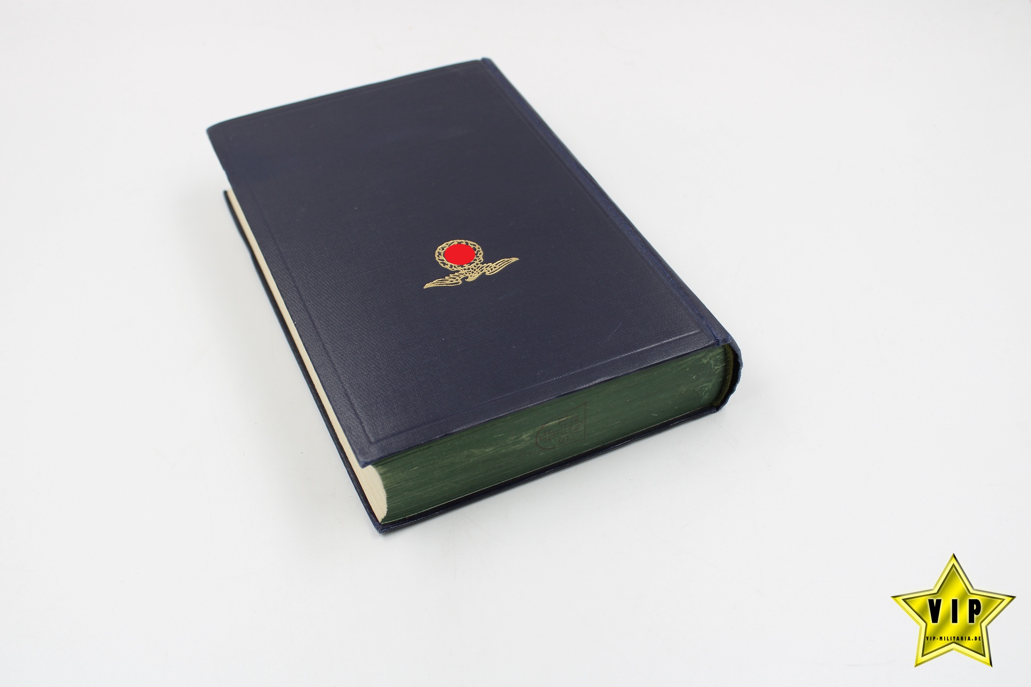 Mein Kampf Volksausgabe 1941 mit Schutzumschlag und Widmung 