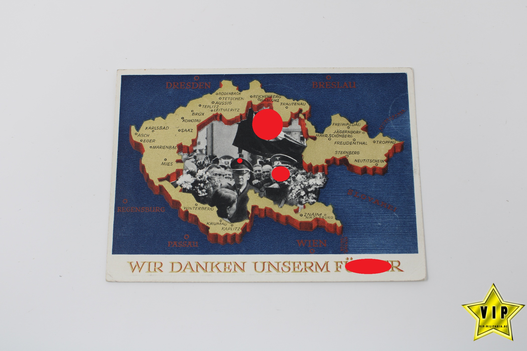 Postkarte Adolf Hitler