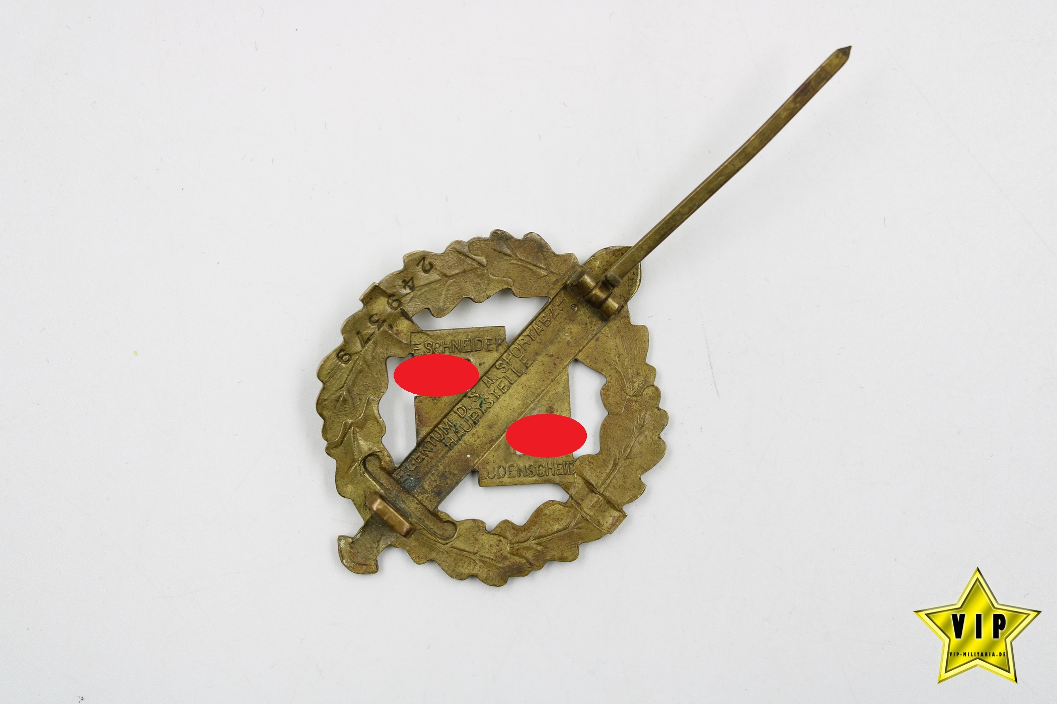 SA Sportabzeichen in Bronze Mitgliedsnummer 249379