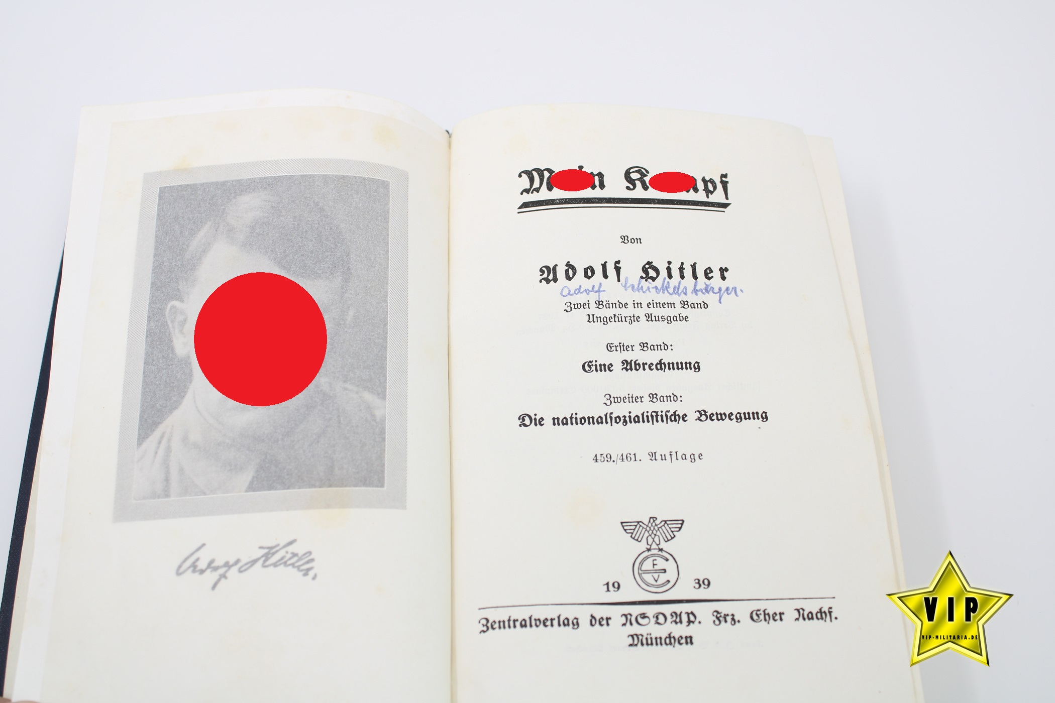 Adolf Hitler Mein Kampf Ausgabe von 1939