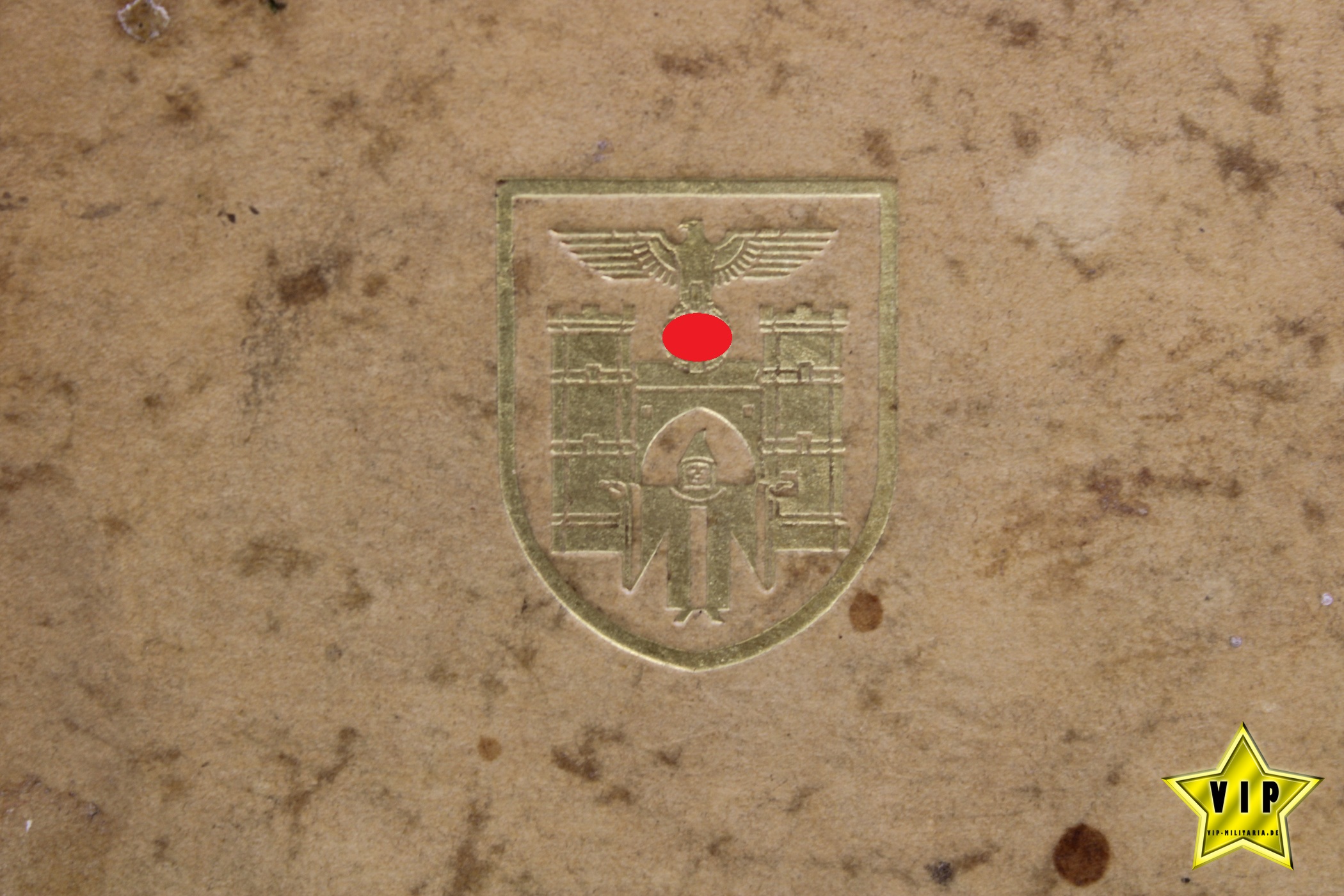 Mein Kampf mit Stadtwappen München 1938 mit Widmung 