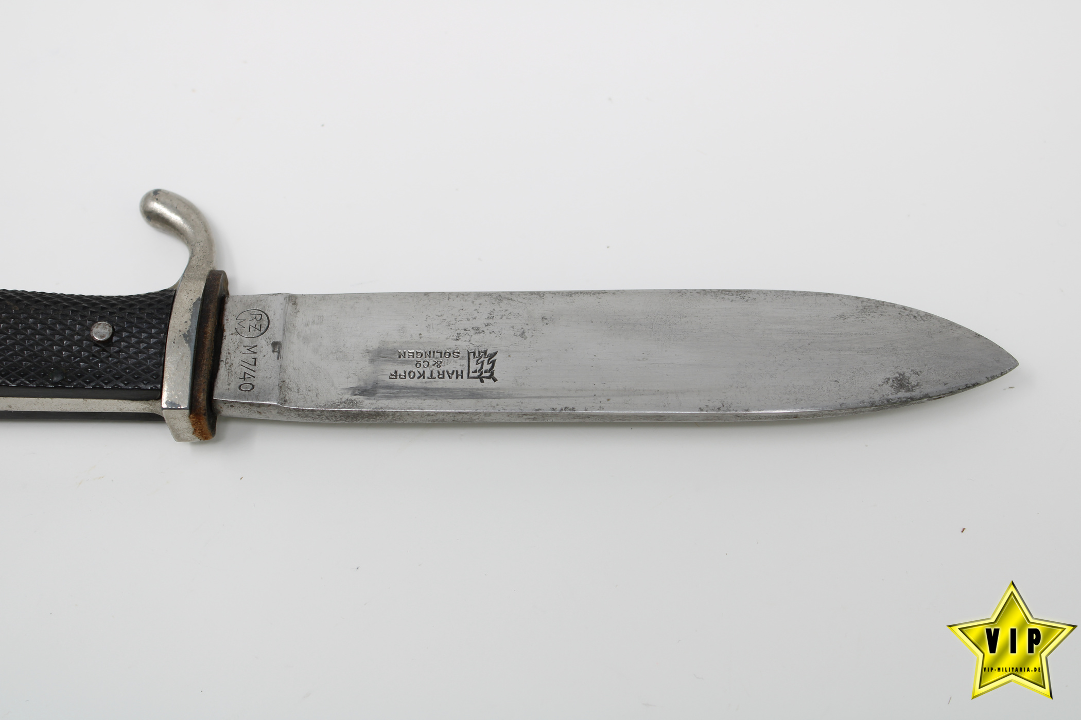 HJ FAHRTENMESSER DOPPELHERSTELLER RZM M 7/40 Hartkopf & Co., Solingen