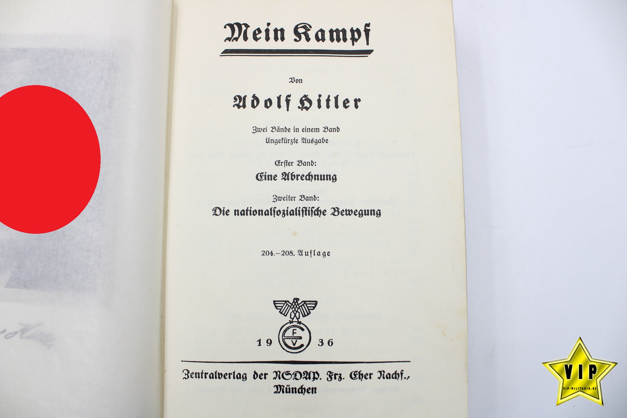 Mein Kampf 1936 mit Goldschnitt
