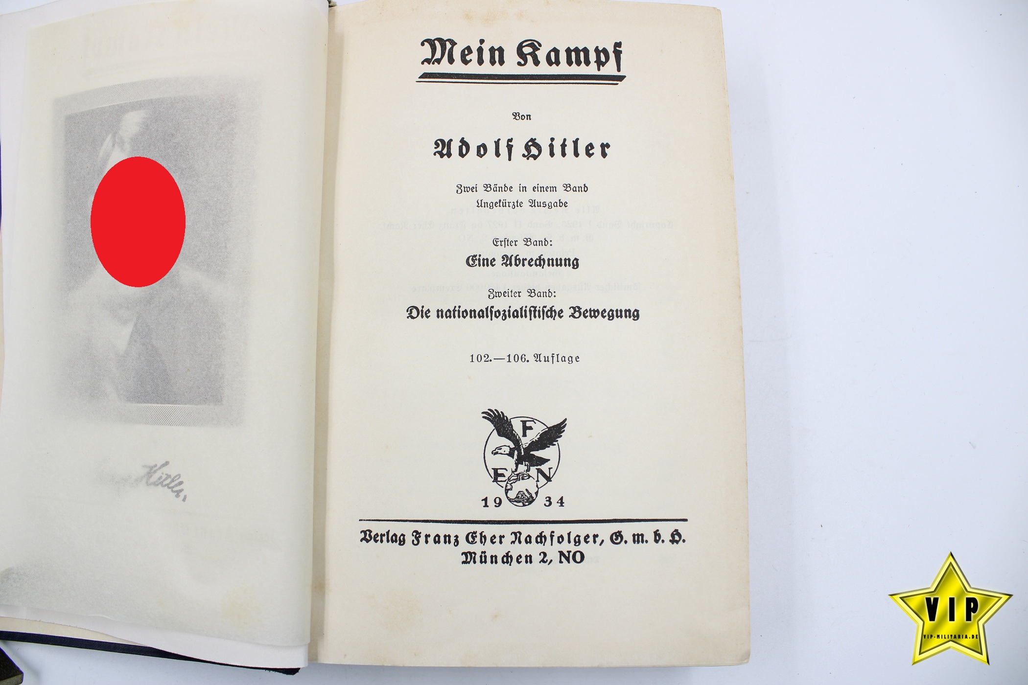 Mein Kampf 1934 Volksausgabe 