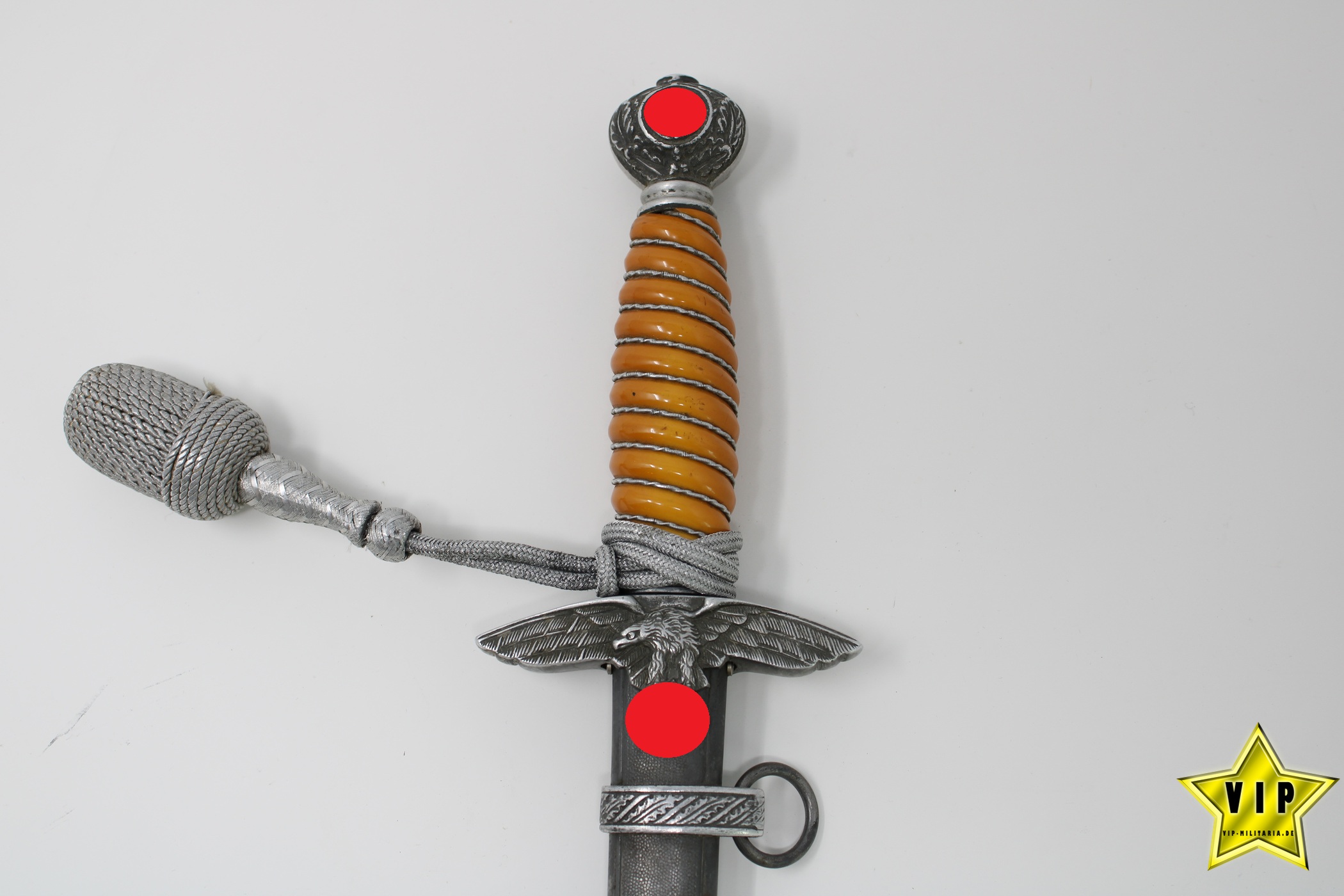 Wehrmacht Luftwaffe Offiziersdolch komplett Alcoso ACS, Solingen