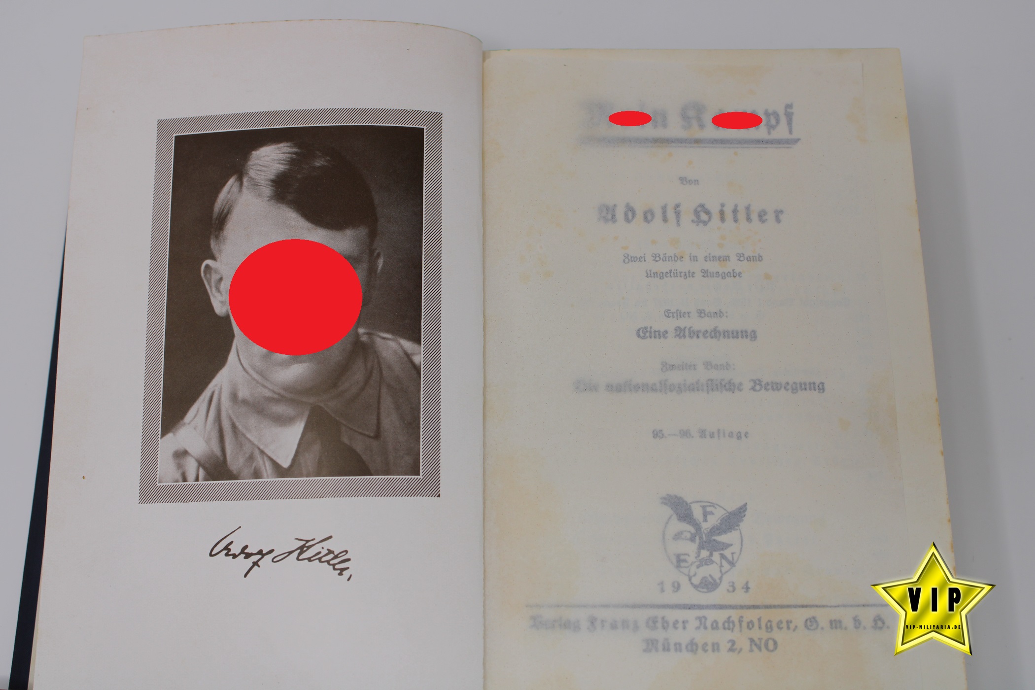ADOLF HITLER MEIN KAMPF AUSGABE VON 1934