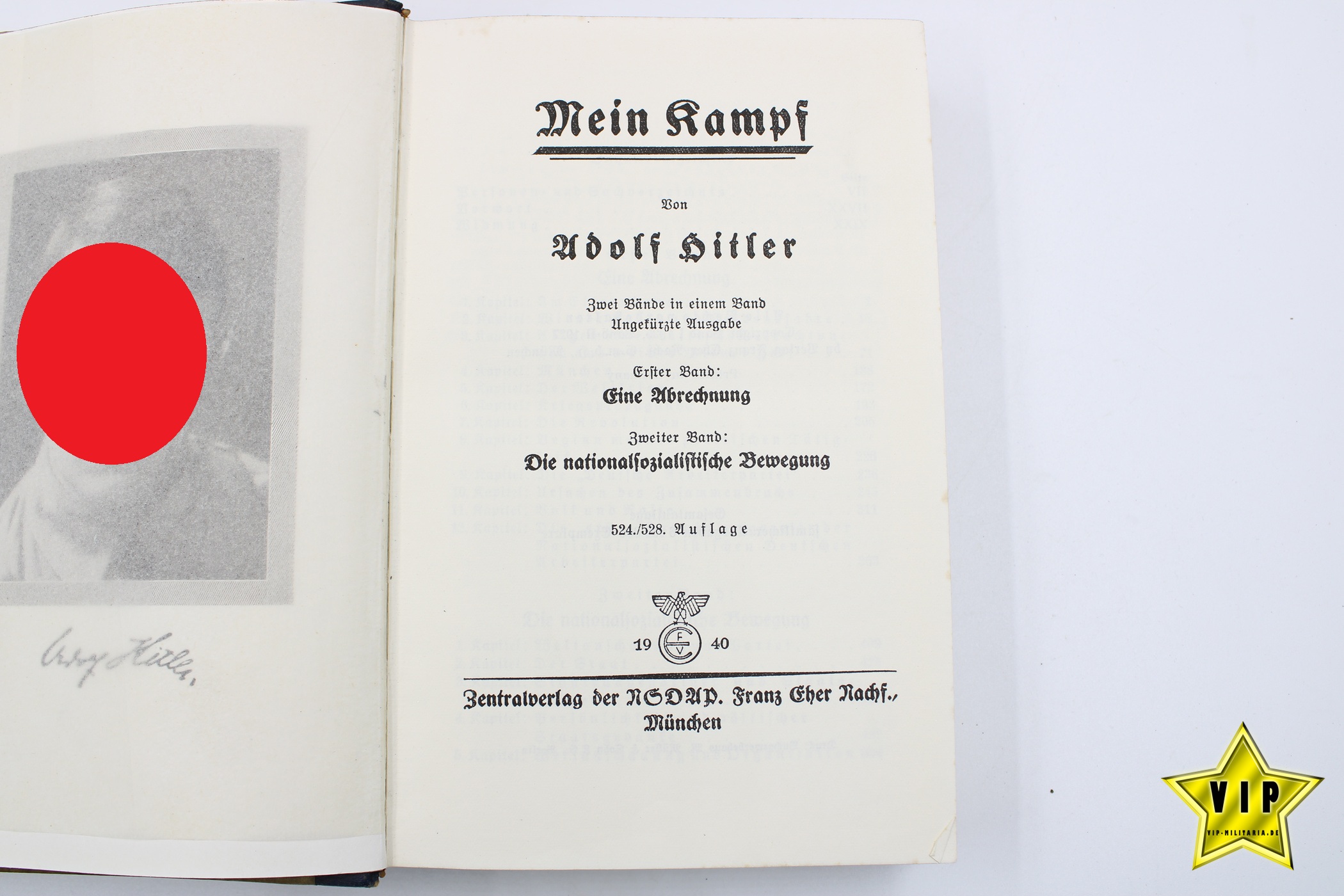 Mein Kampf 1940 Hochzeitsausgabe der Stadt Dortmund